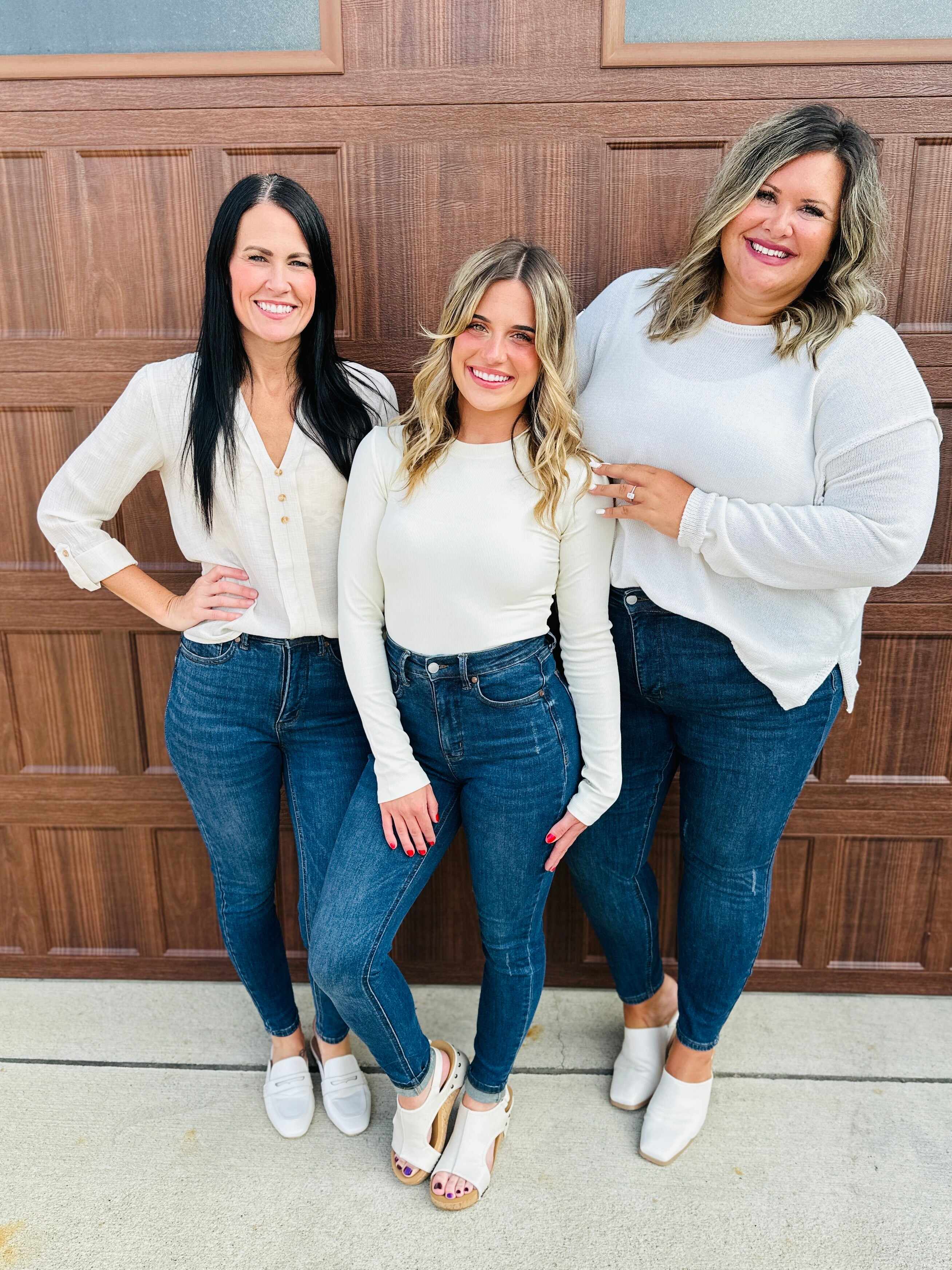 REG/CURVY Triple Trouble Tummy Control and Butt Lifting Skinny Jeans