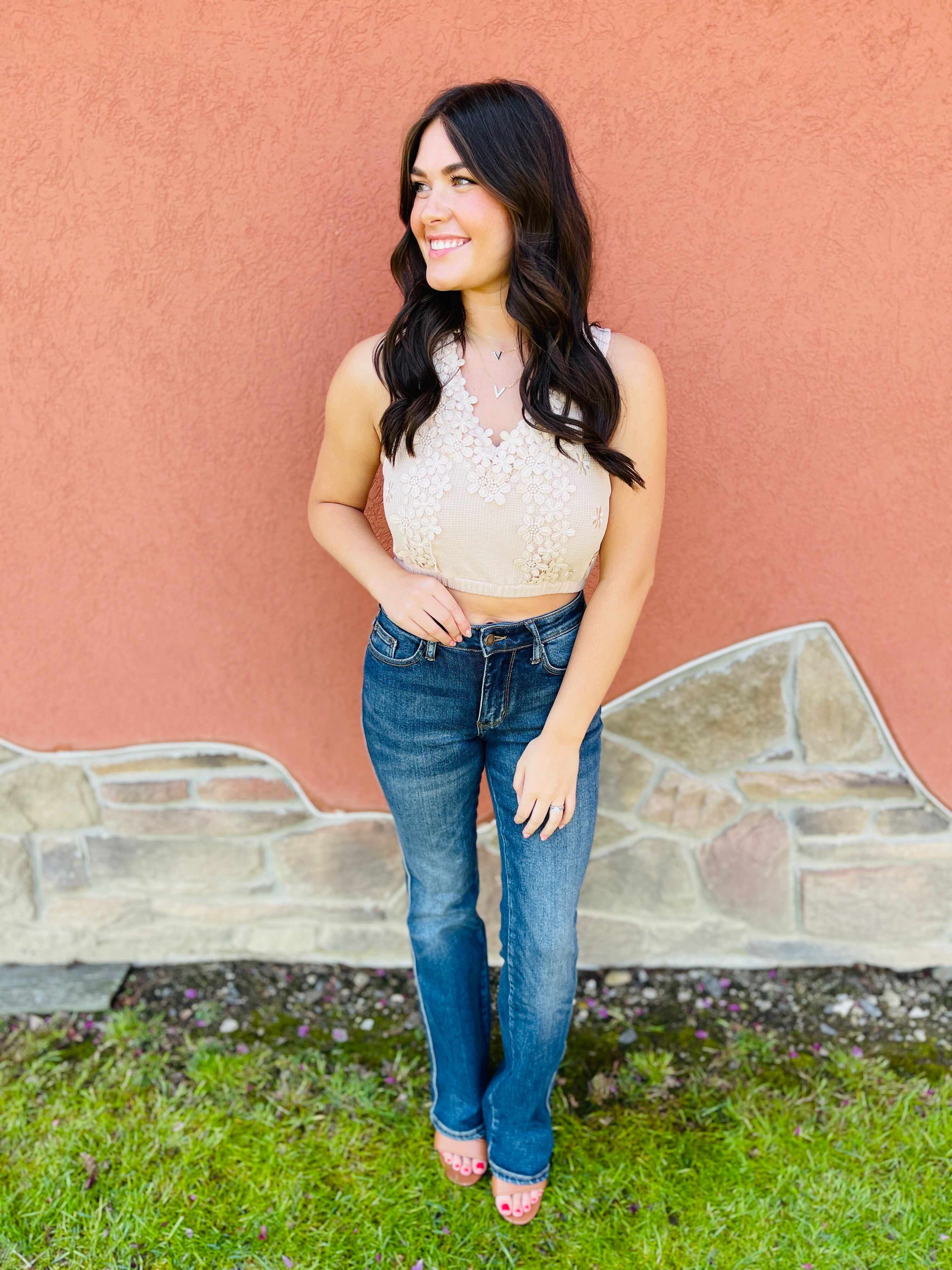REG/CURVY Can't Compete Midrise Bootcut Jeans