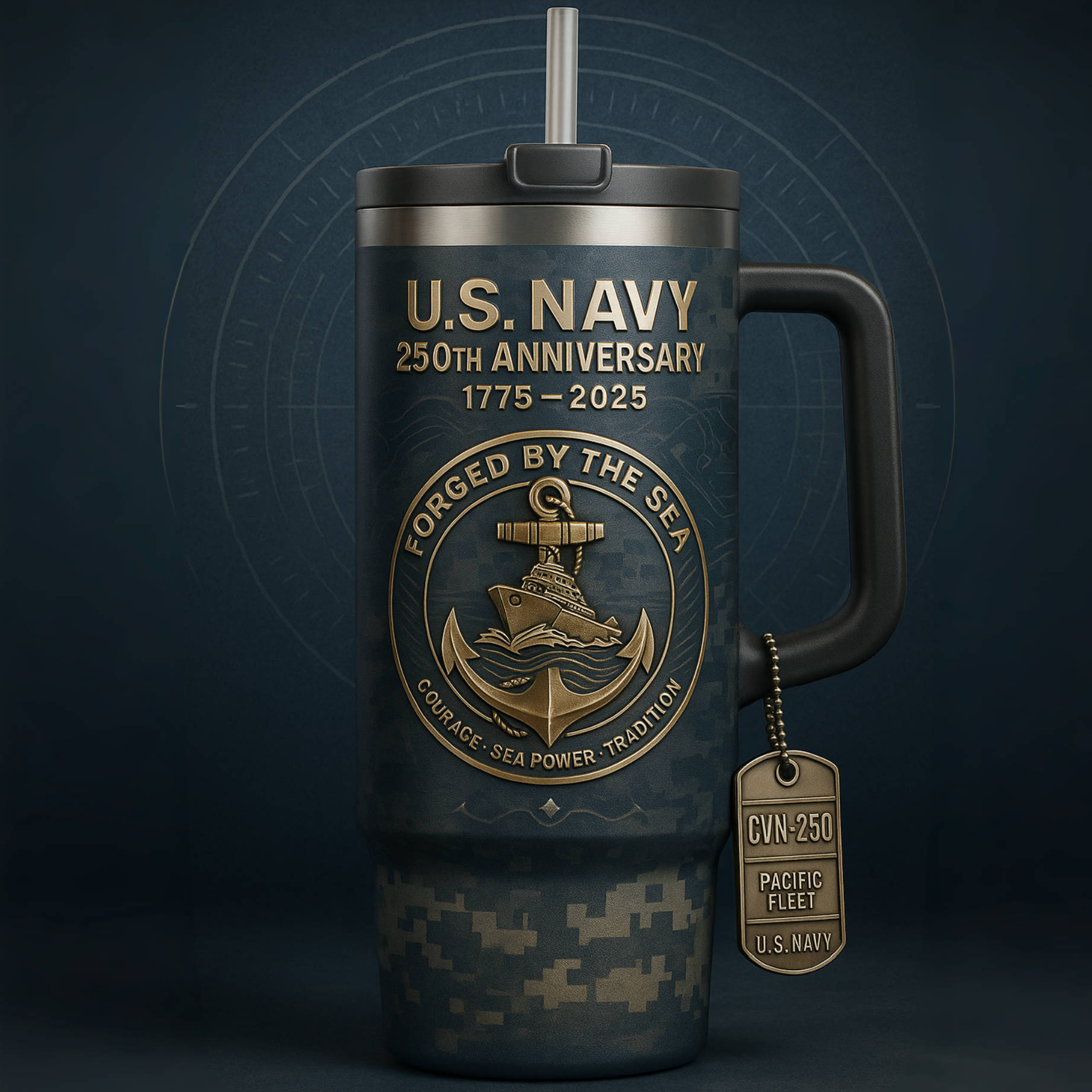 250th Anniversary Military Commemorative Stanley Tumbler