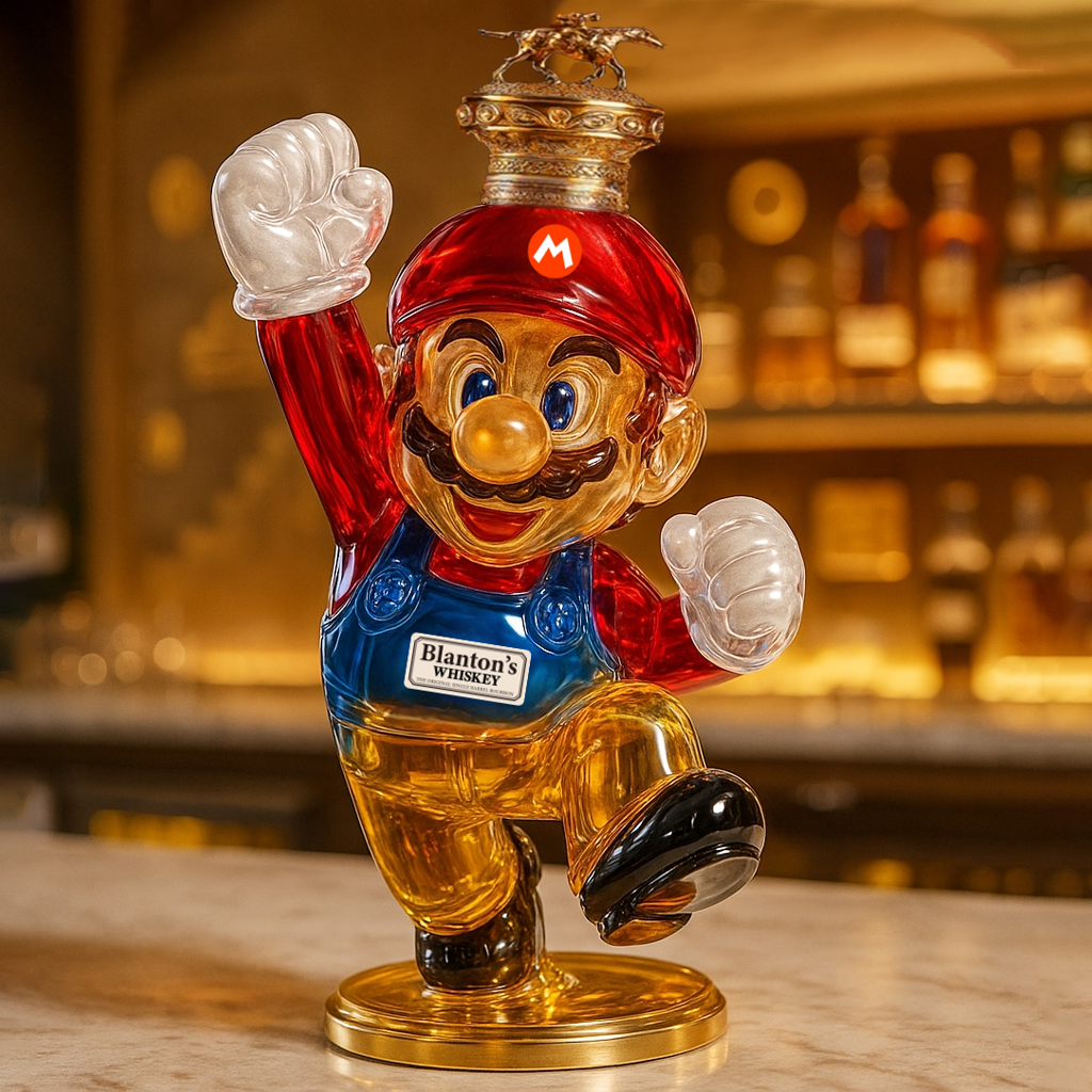 Superhero Whiskey Bottle