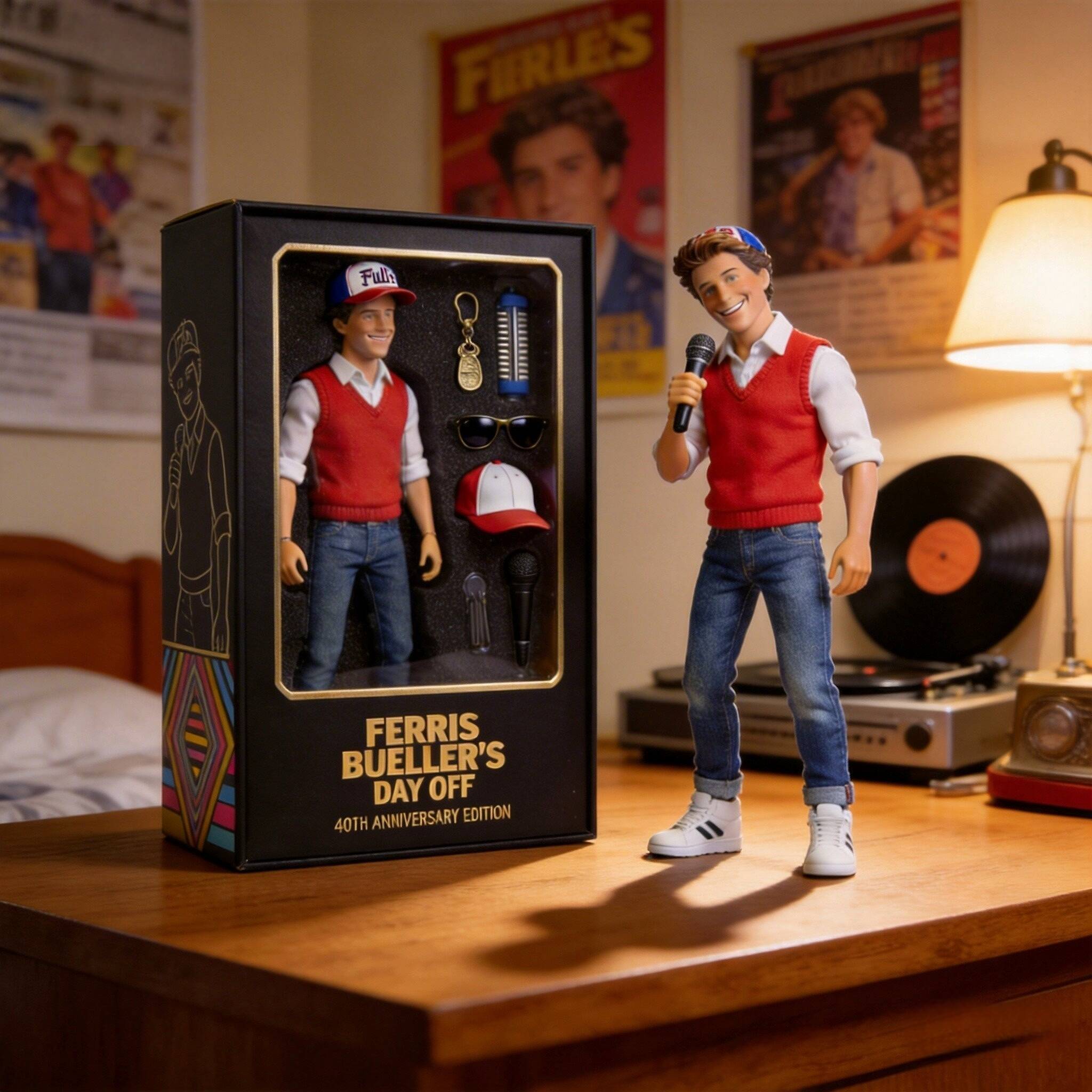 🎬 Ferris Bueller's Day Off 40th Anniversary Figure