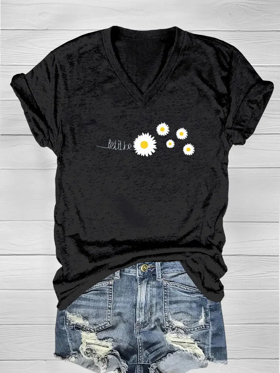 Whisper Words Of Wisdom Let It Be Art Casual T-Shirt