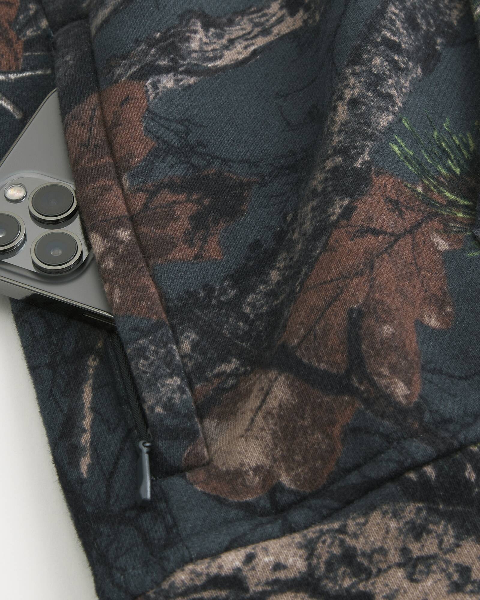 Boxy Camo Hoodie