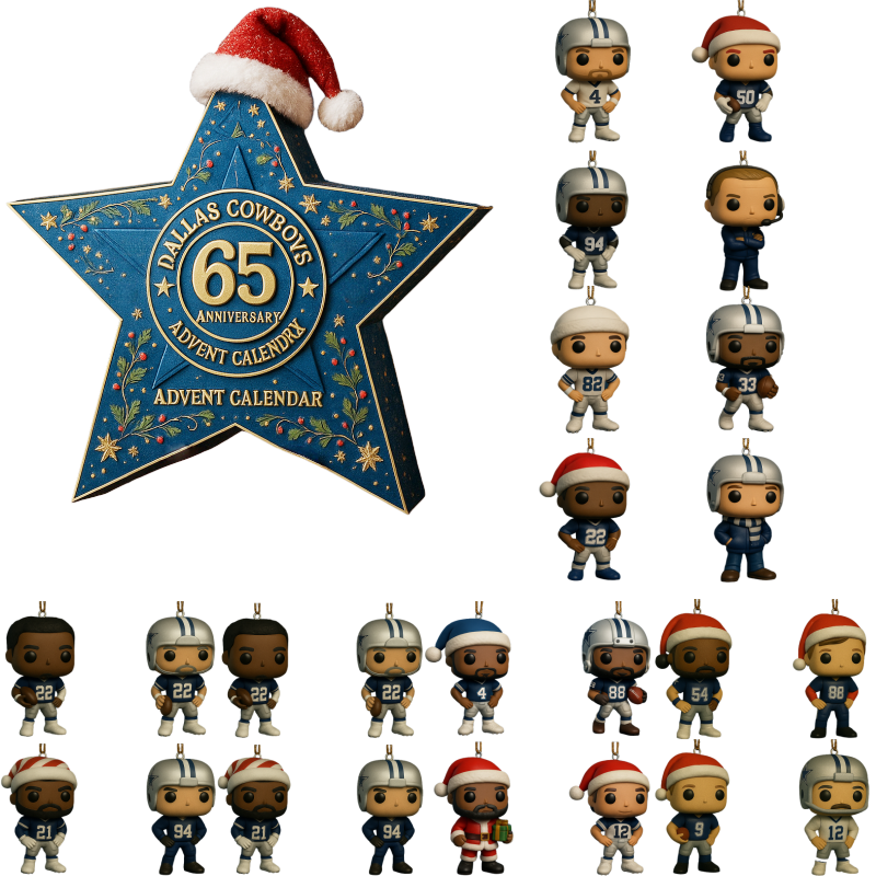 2025 Dallas Cowboys 65th Anniversary Advent Calendar