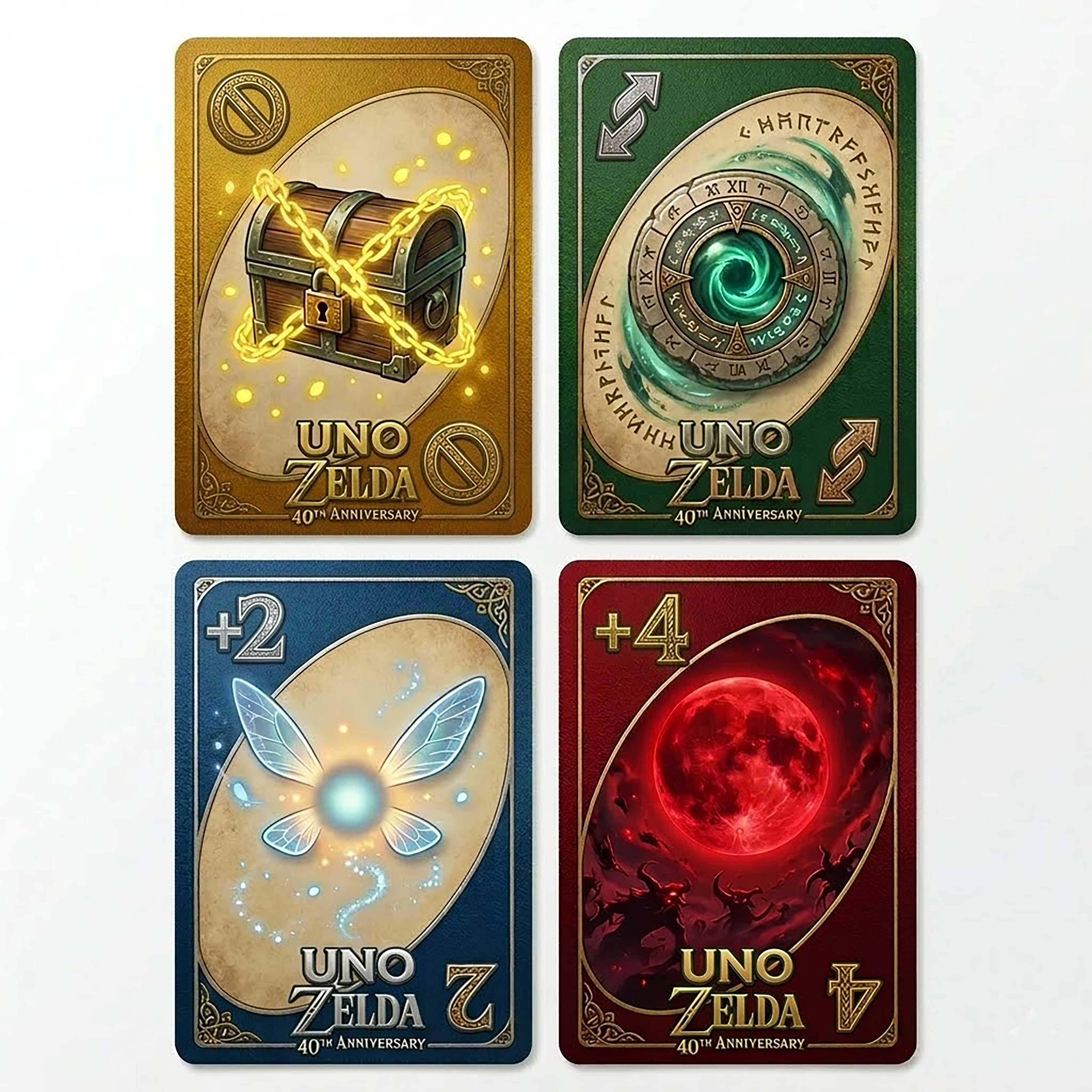 UNO x The Legend of Zelda 40th Anniversary Limited Collector Card Set