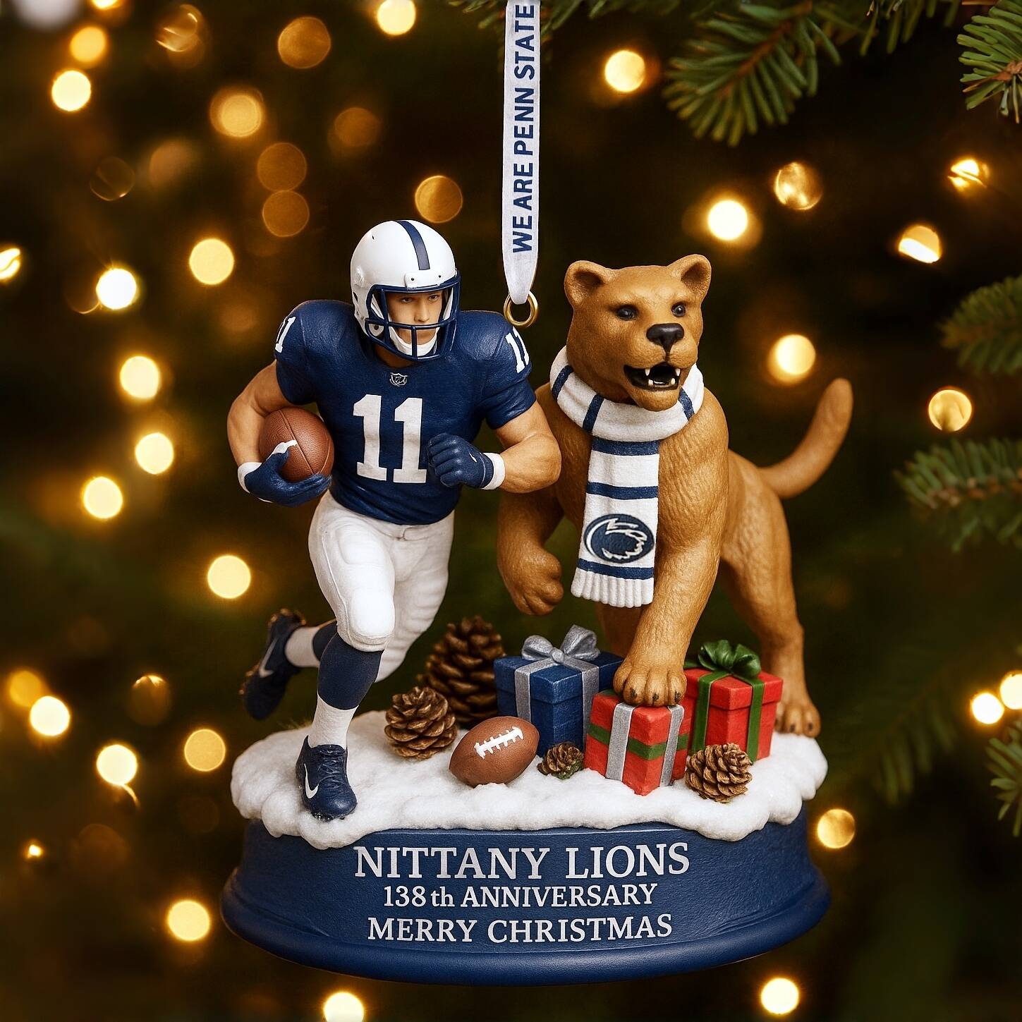 Penn 138th Anniversary Christmas Ornament