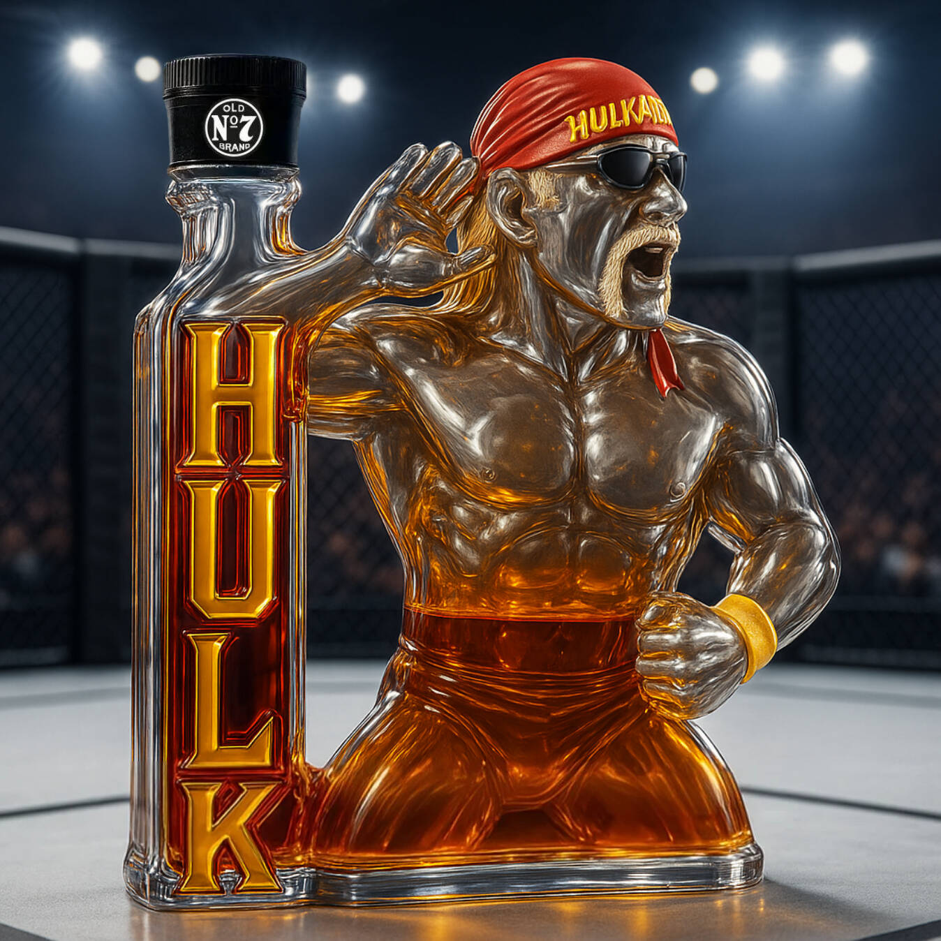 🕯️ HULK HOGAN 1953–2025 Memorial Whiskey Bottle