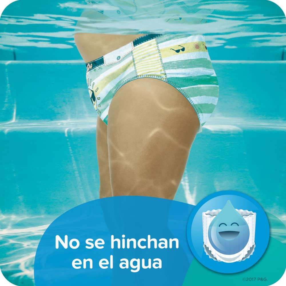 Pampers Splashers Swim Diapers Disposable Swim Pants, Medium (20-33 lb), 11 Count