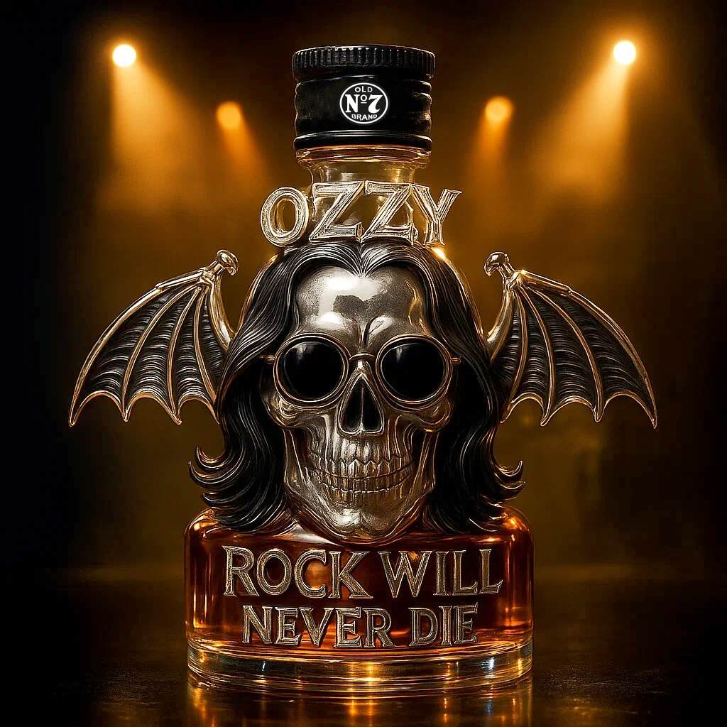 Ozzy Osbourne Limited Edition Whisky Bottle
