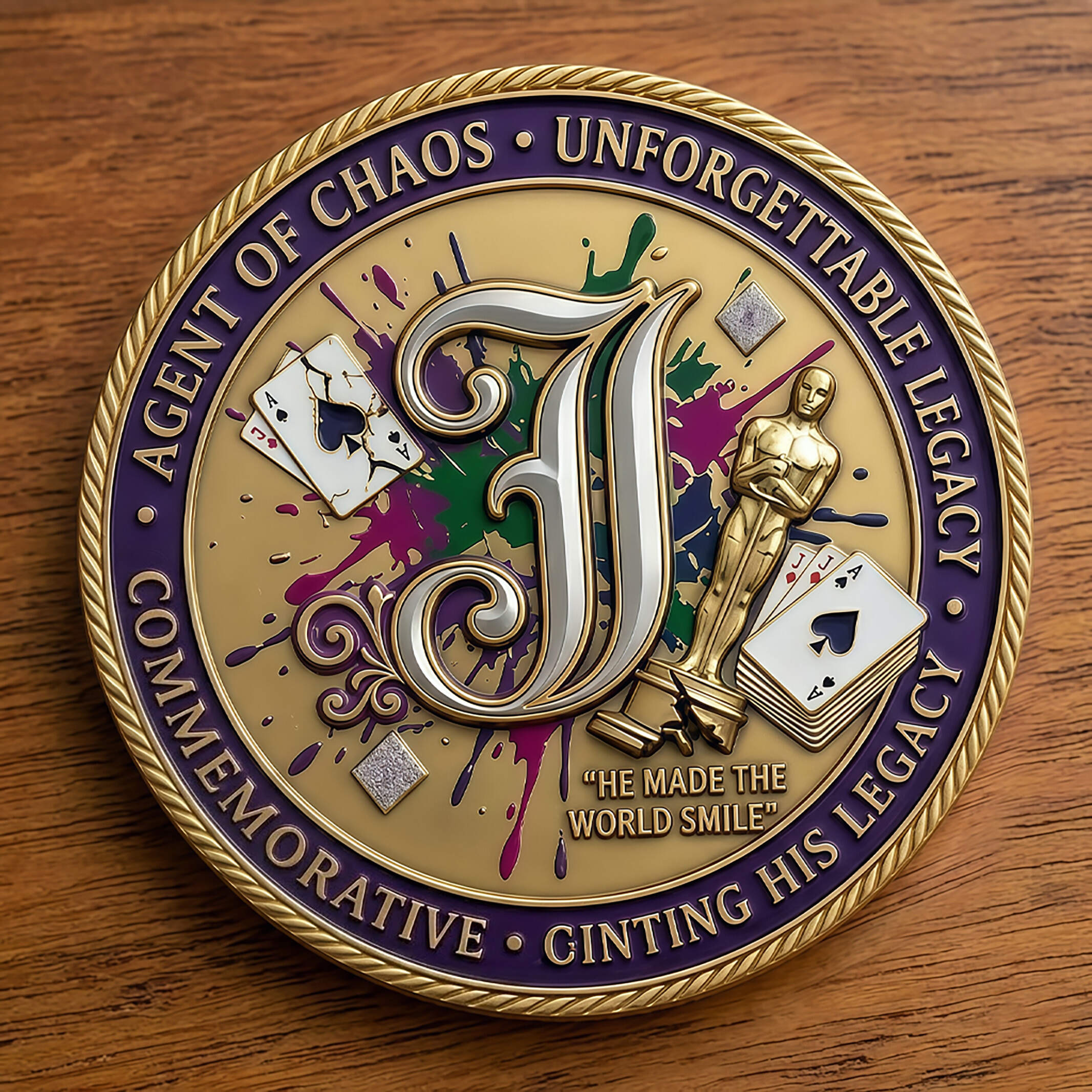 Heath Ledger Commemorative Joker Coin