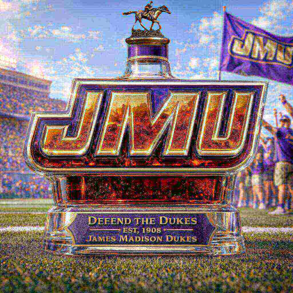 JMU DUKES Limited Edition Whiskey Bottle