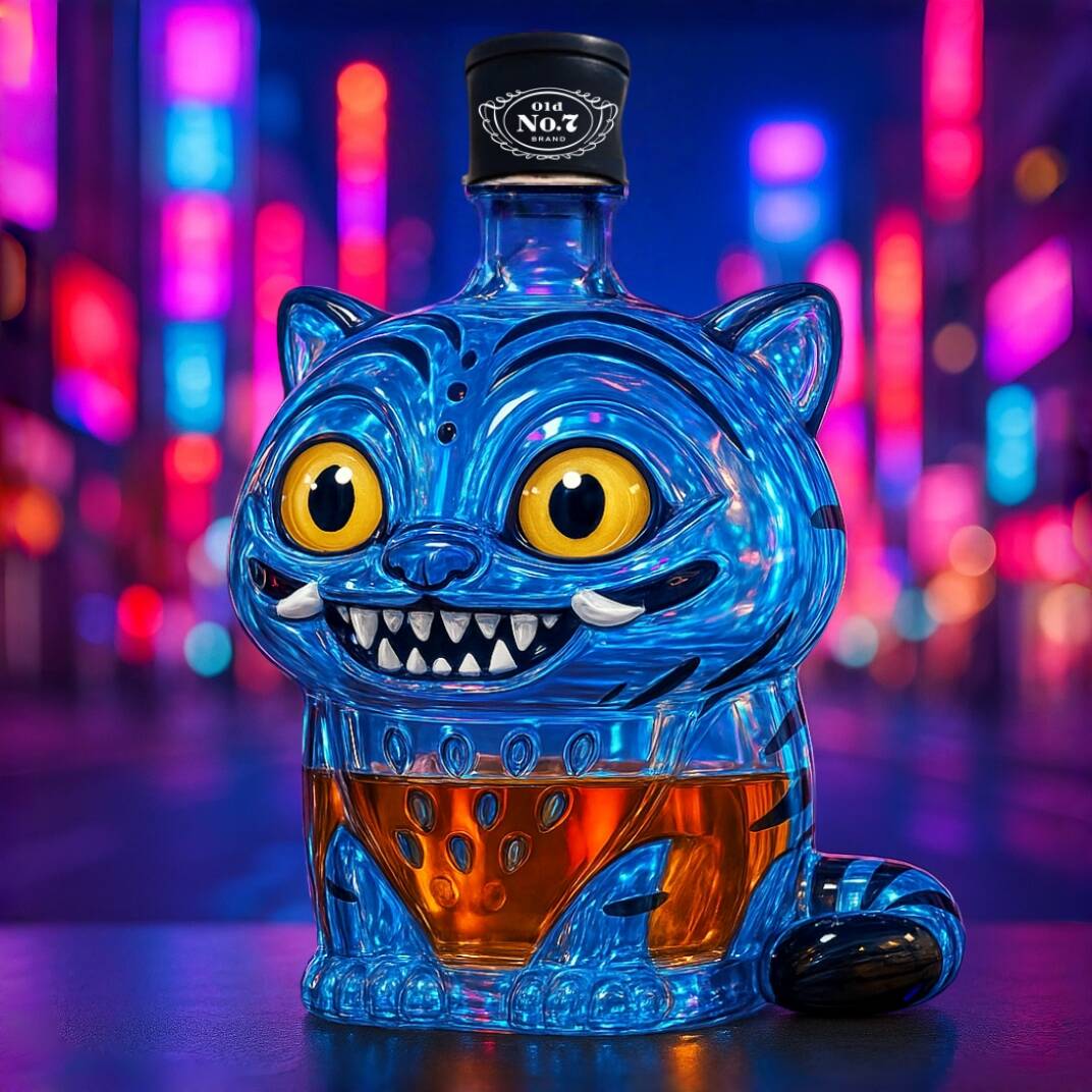 KDH Blue Tiger Whiskey Bottle 2025