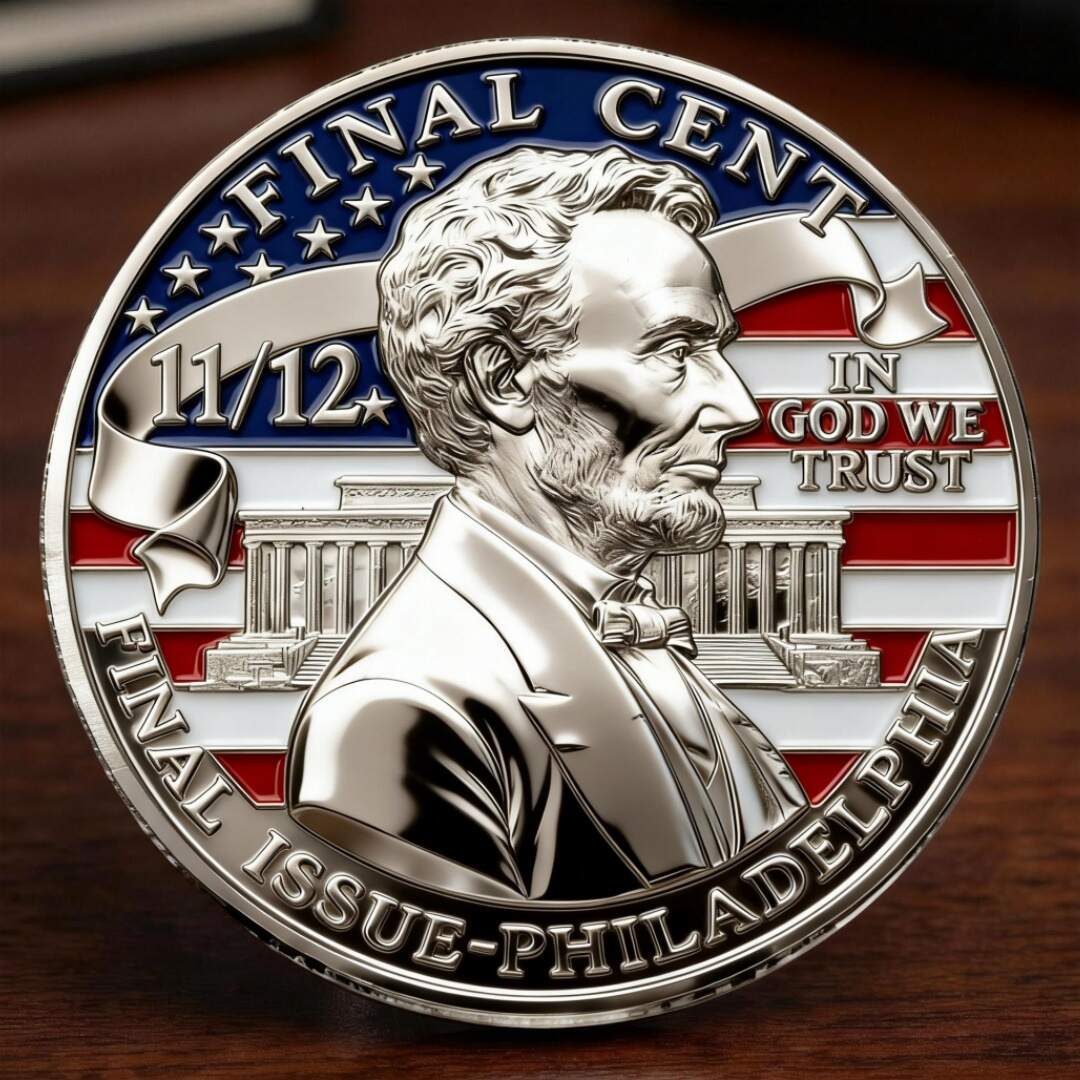 🏆New Year 60% OFF - The Last Cent Commemorative Coin - Fine Uncirculated Limited Edition