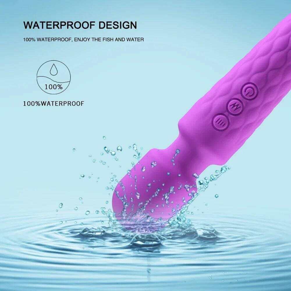 New Power Wand Massager – 10 Speeds, G-Spot & Clitoral Vibrator