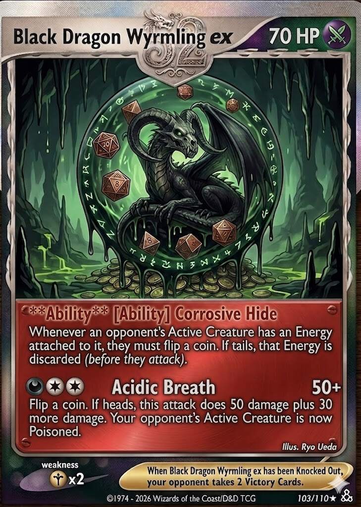 Dungeons & Dragons 52nd Anniversary Limited TCG Card🔥