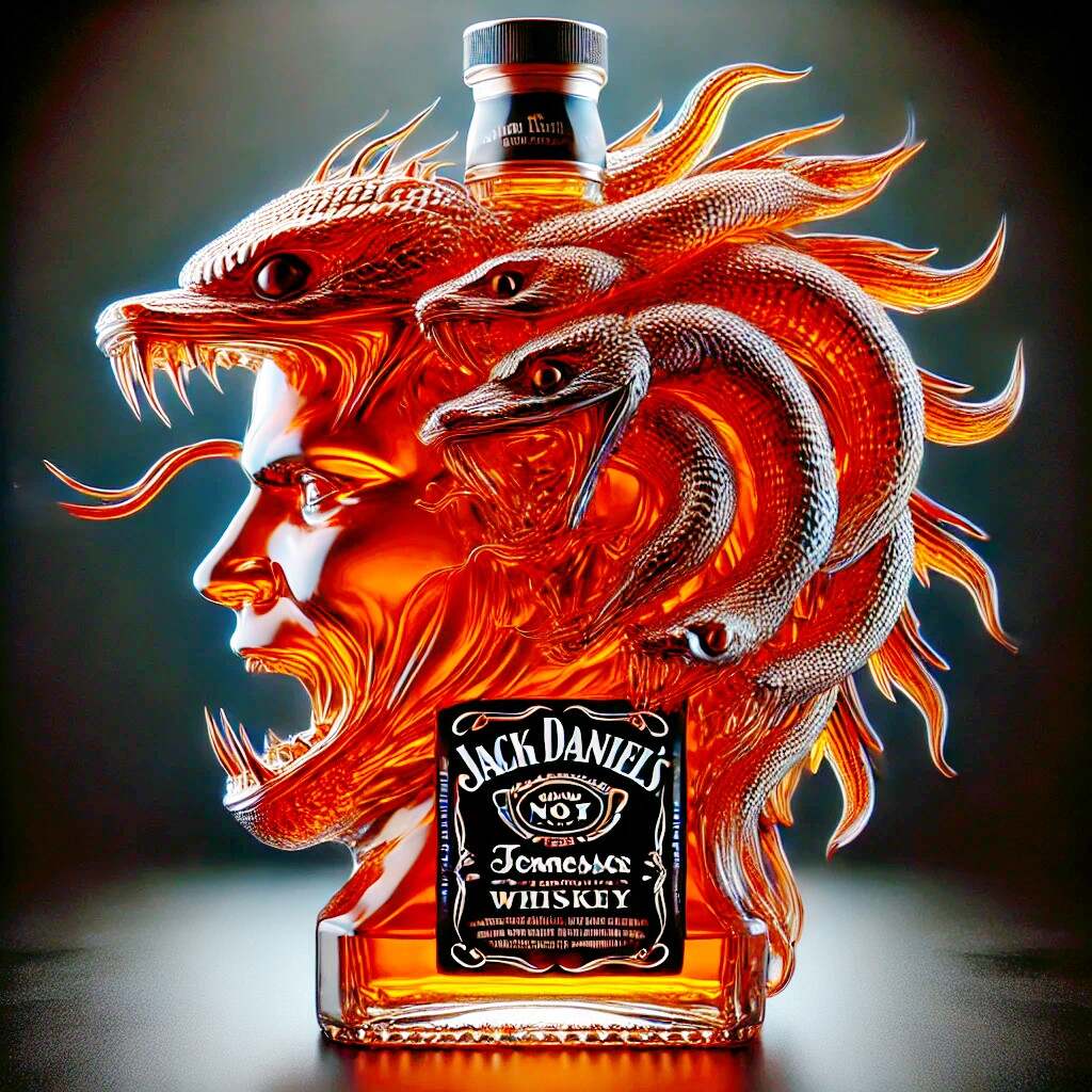 Medusa Whiskey Bottle