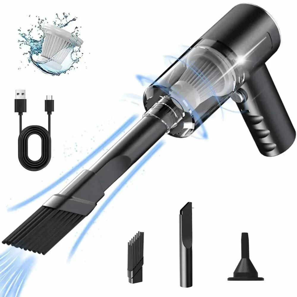 Car Vacuum Cleaner 6000Pa - Wireless Handheld Cordless Duster