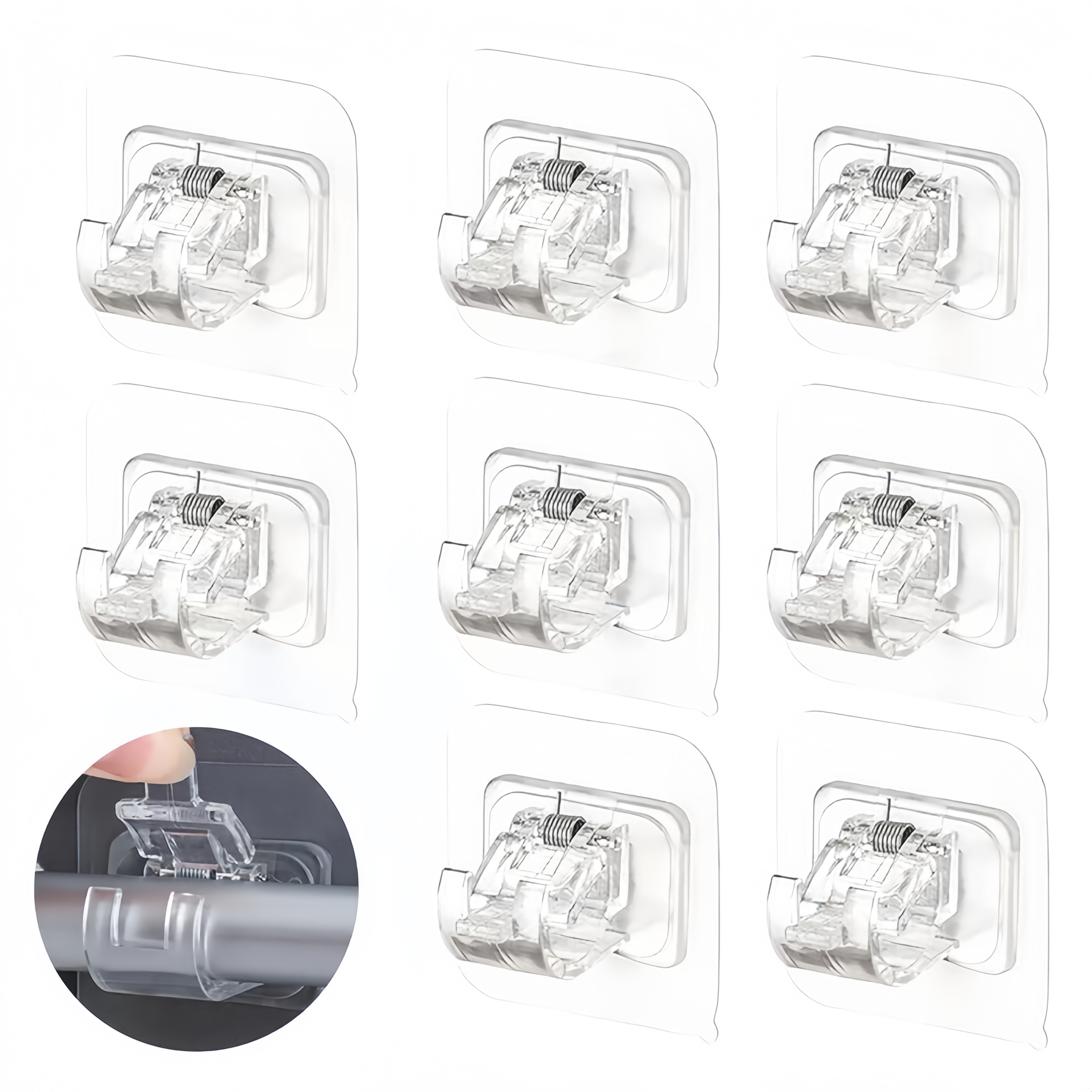 No-Drill Curtain Rod Brackets