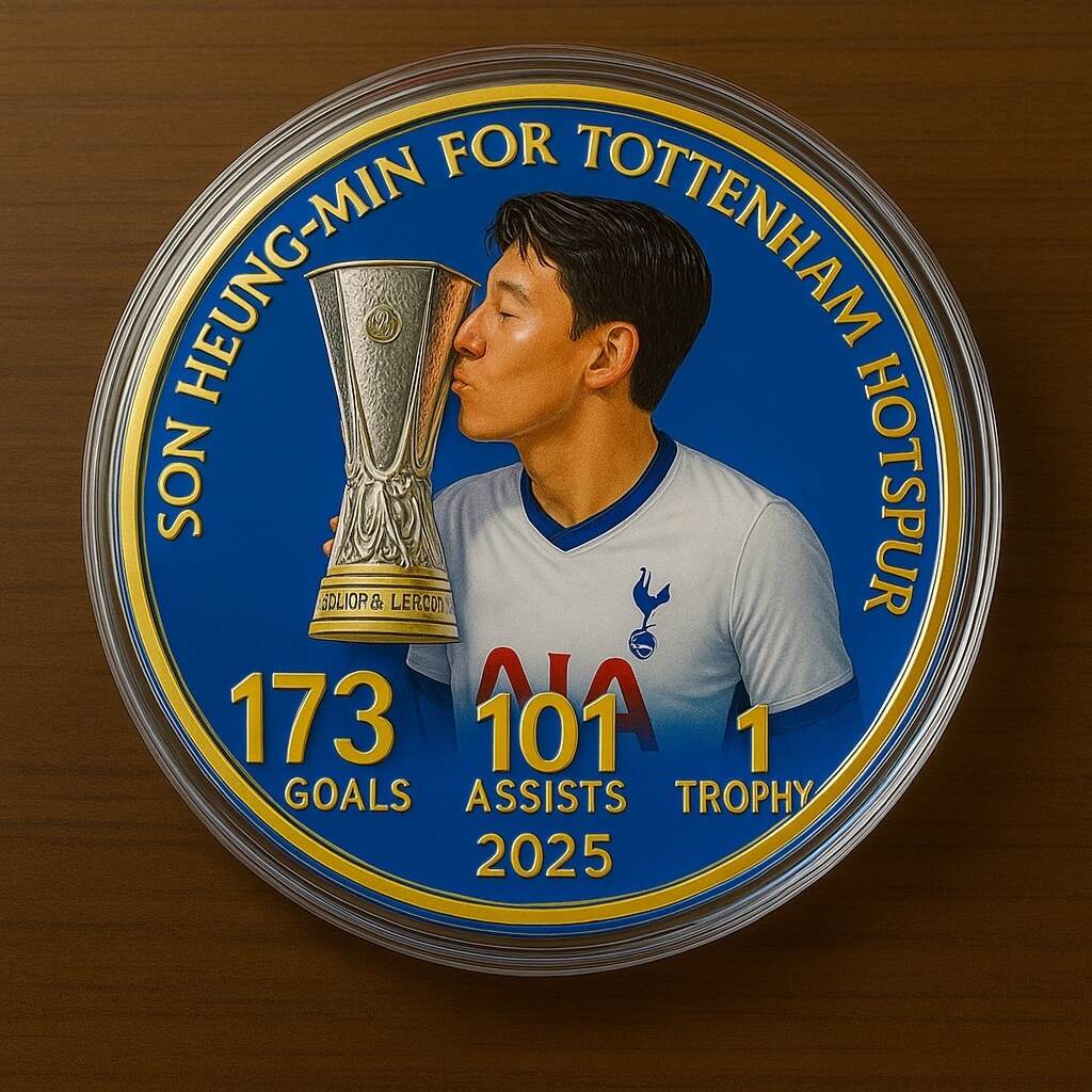 Tottenham Hotspur Son Heung-min Commemorative Coin