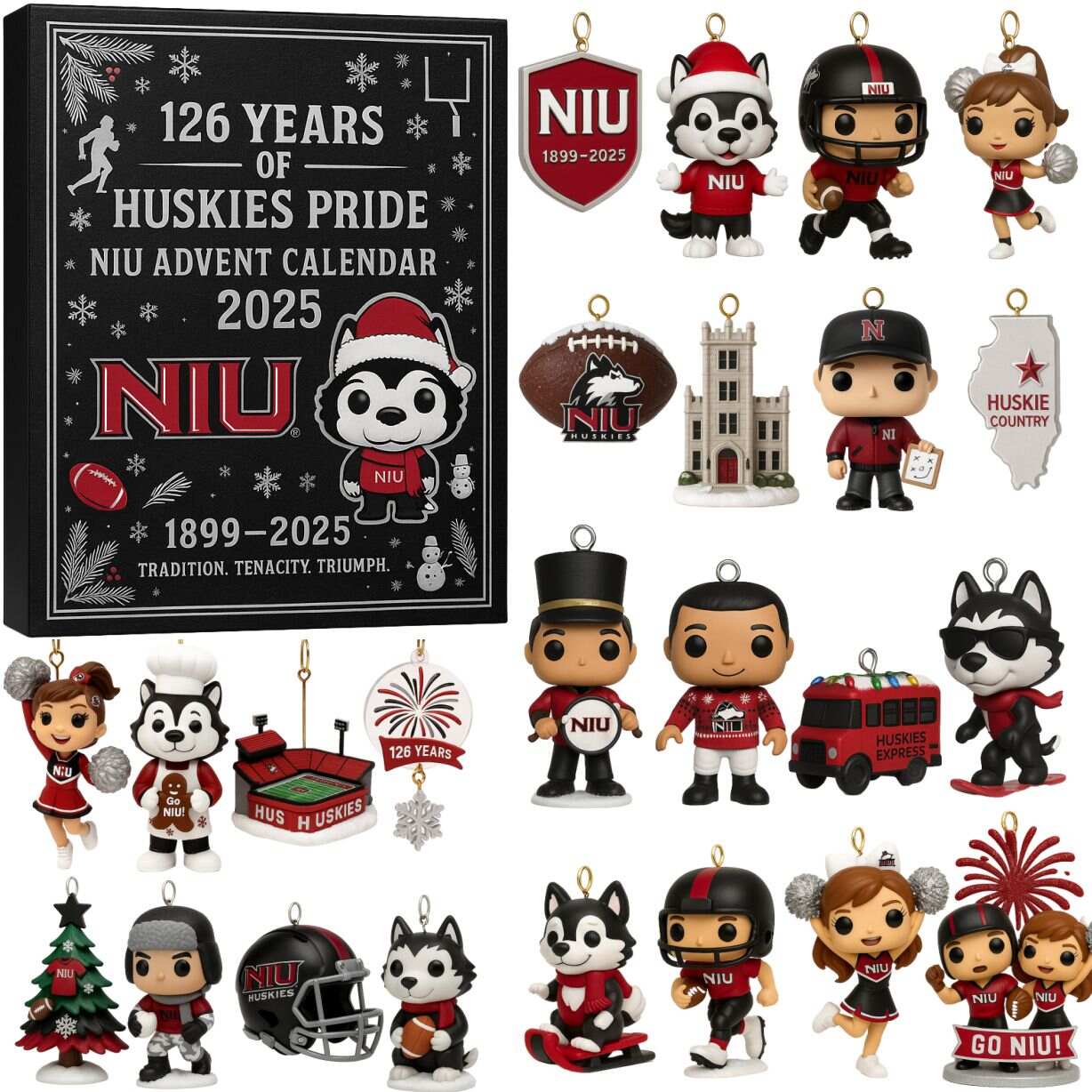 Northern Illinois Huskies 126th Anniversary Advent Calendar