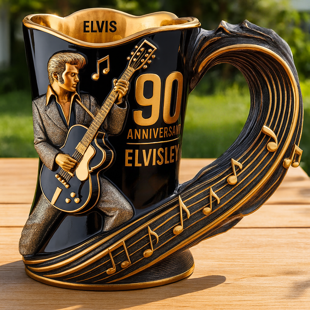 Elvis 90th Anniversary Mug
