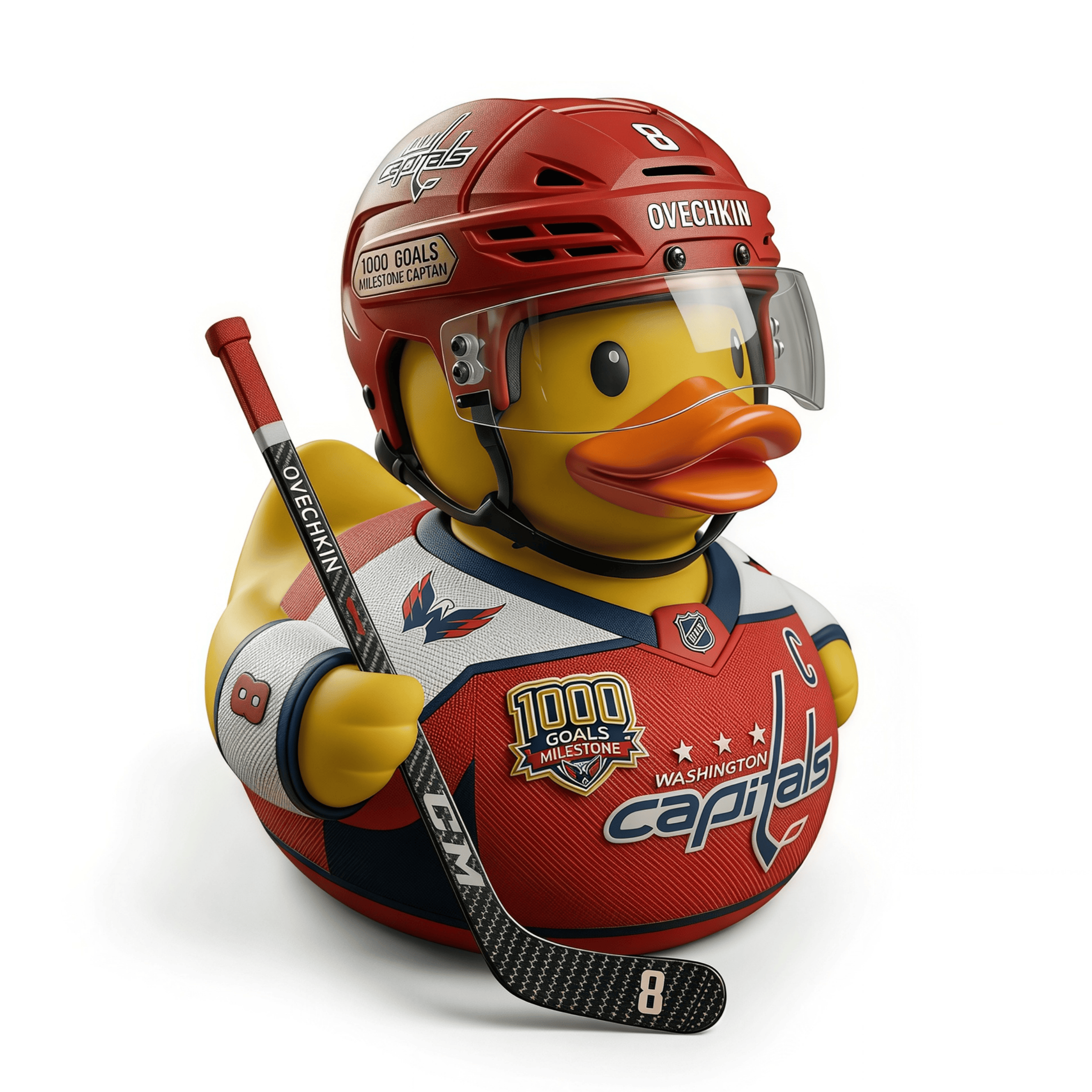 Alex Ovechkin 1,000-Goal Collector's Edition Rubber Duck