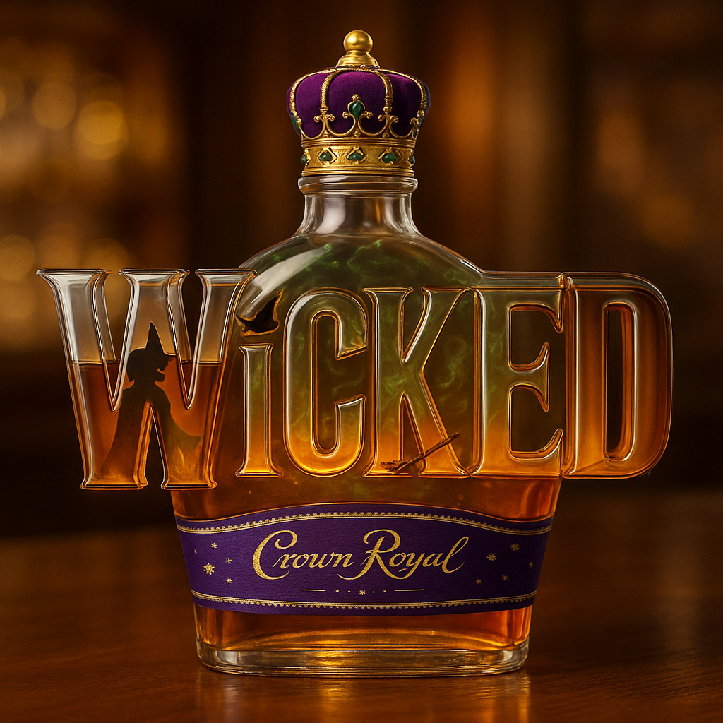 WICKED Whiskey Bottle
