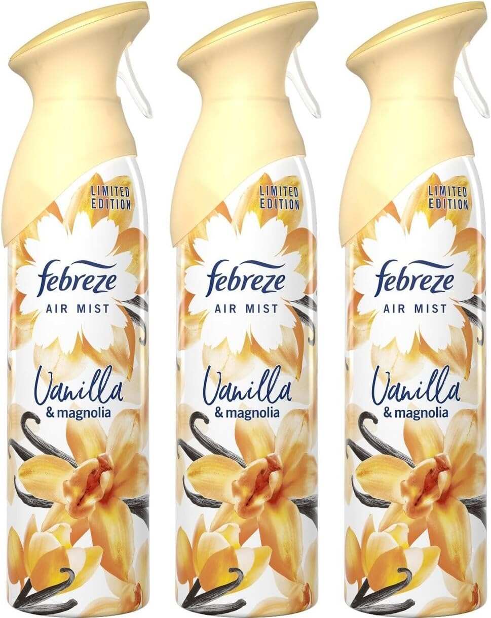 Febreze Air Freshener Spray, Linen & Sky, Odor Eliminator for Strong Odors, 8.8 Oz (2 Count)