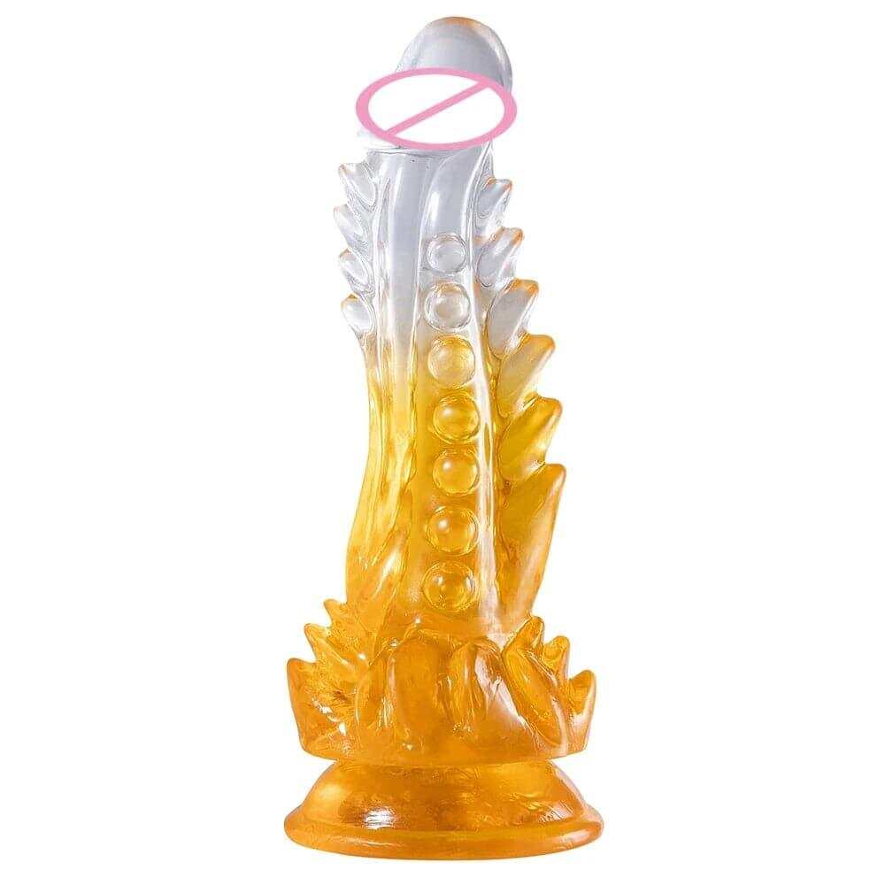 Clear Monster Dildo – Huge Realistic G-Spot Stimulator with Suction Cup
