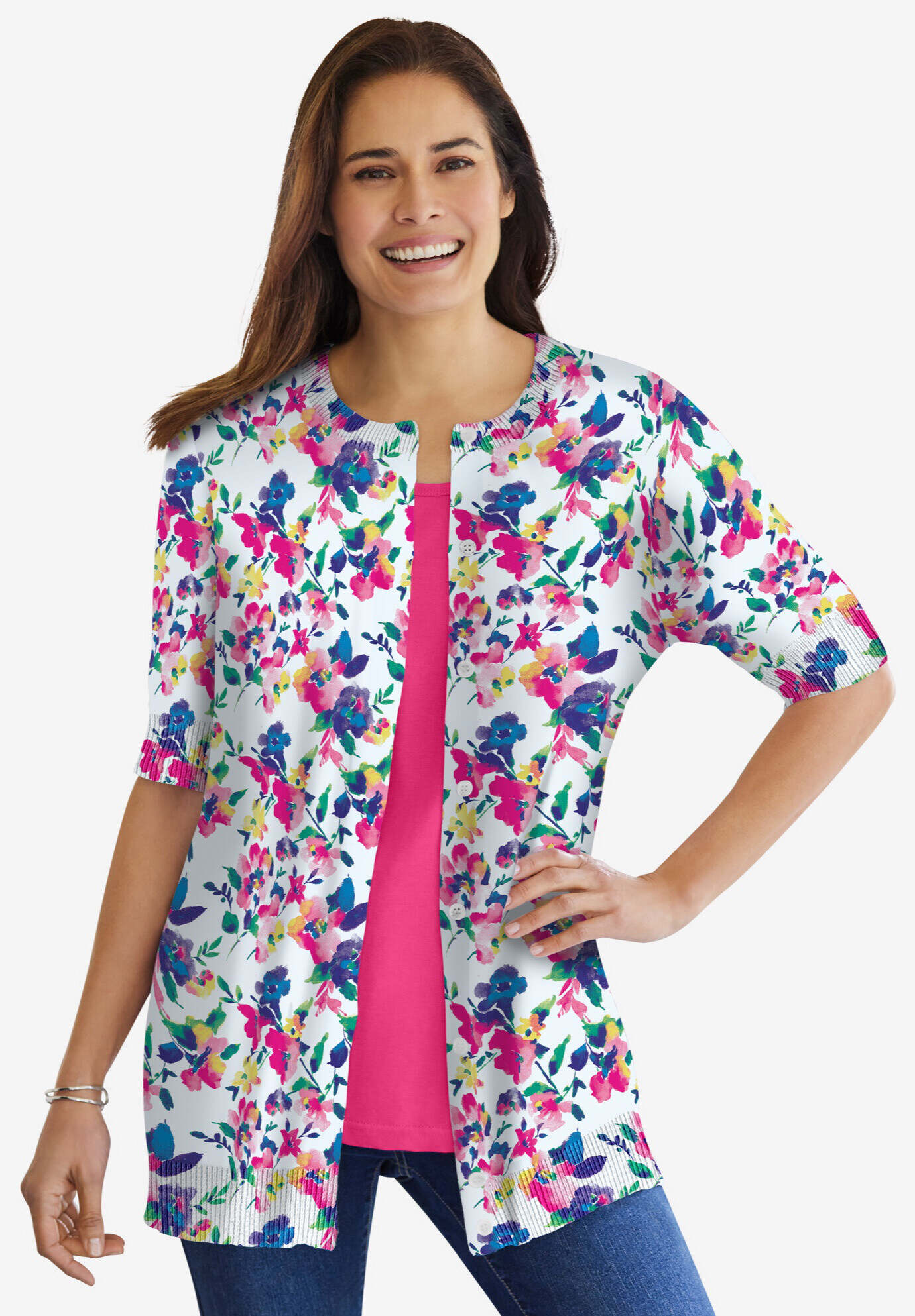 Perfect Elbow-Length Sleeve Cardigan