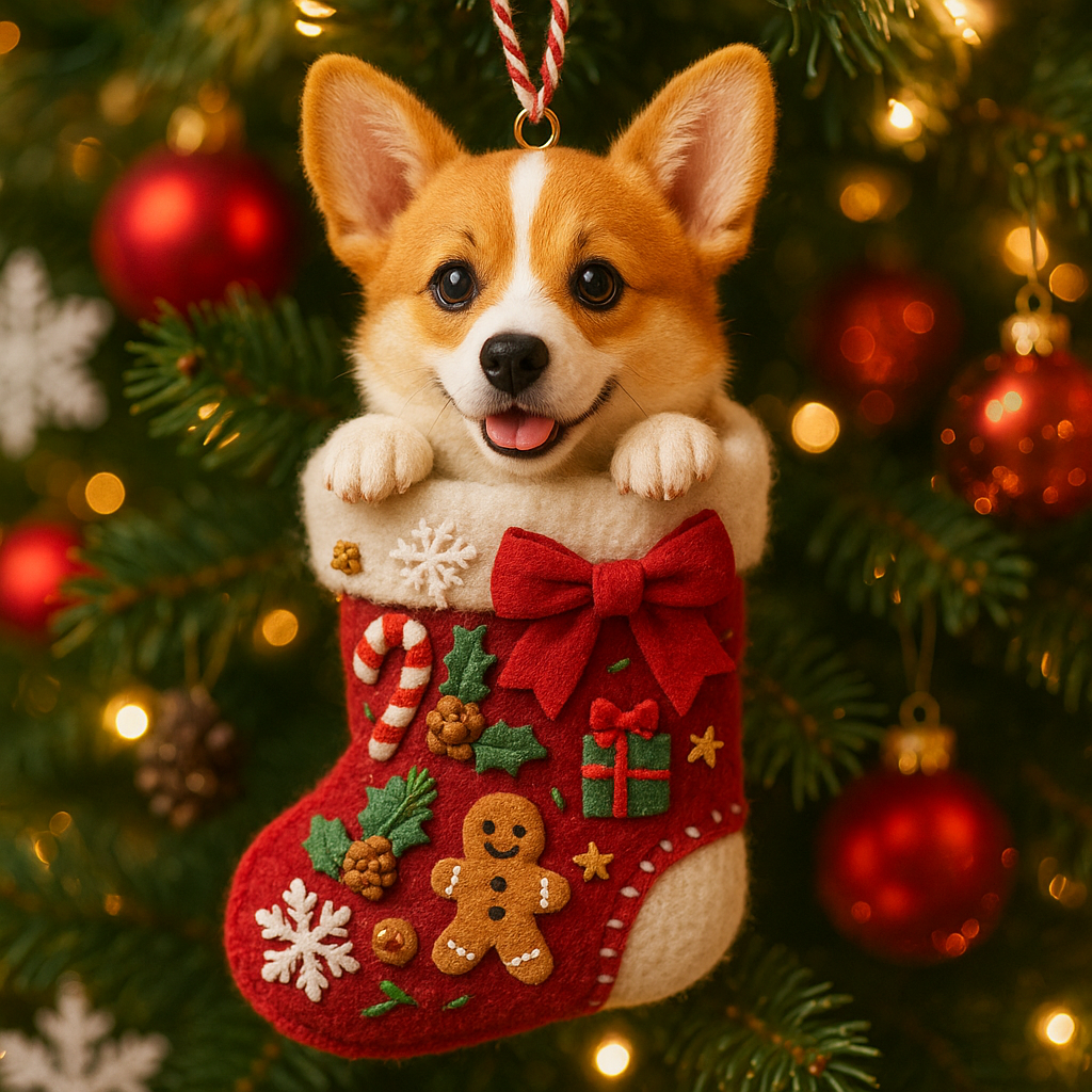 Puppy Stocking Ornaments