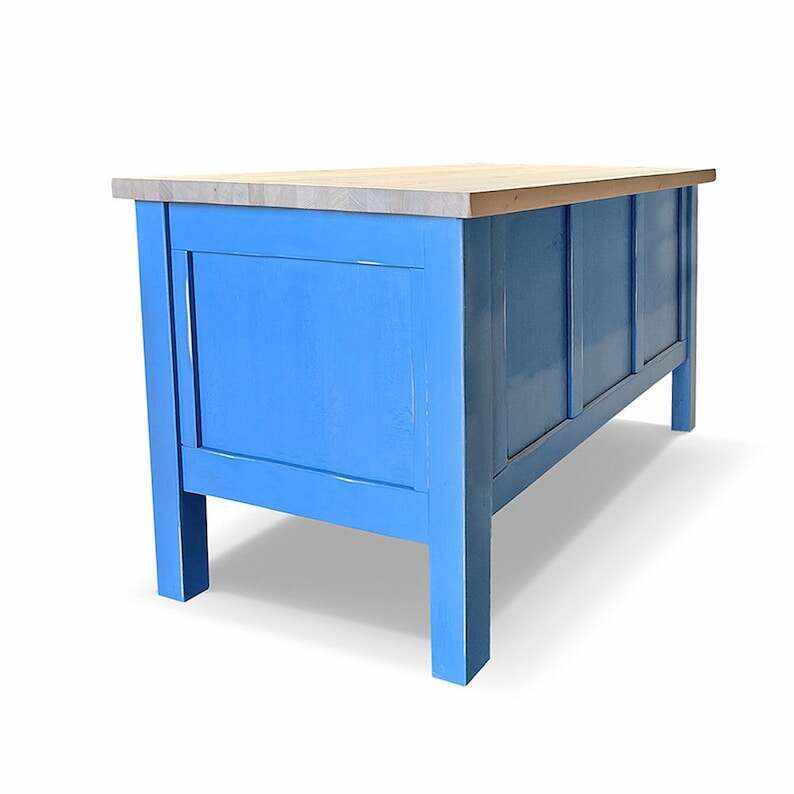 Kitchen Island, Farmhouse Kitchen, Butcher Block, Island, Table, Kitchen Table