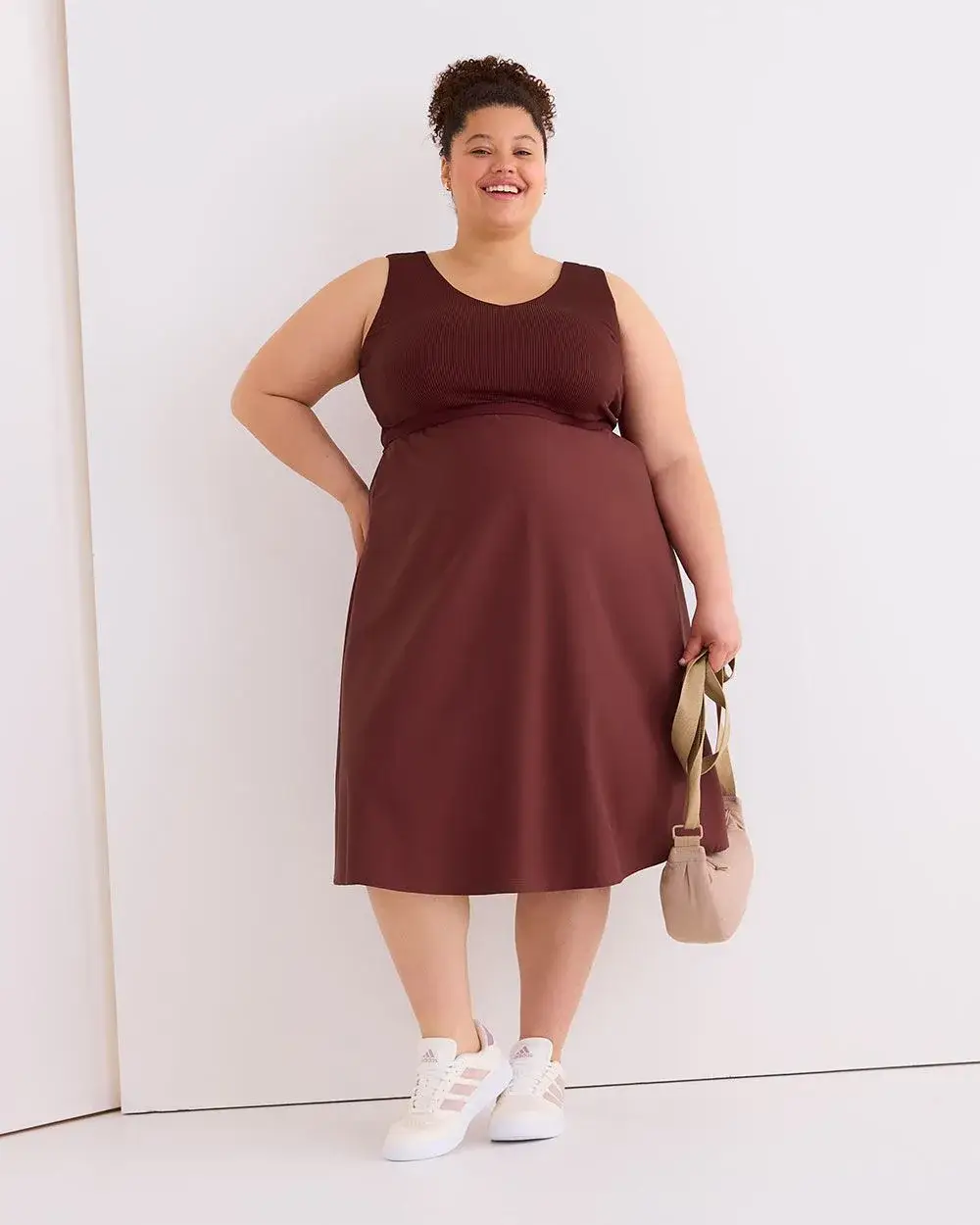Responsible, Sleeveless V-Neck Dress - Active Zone