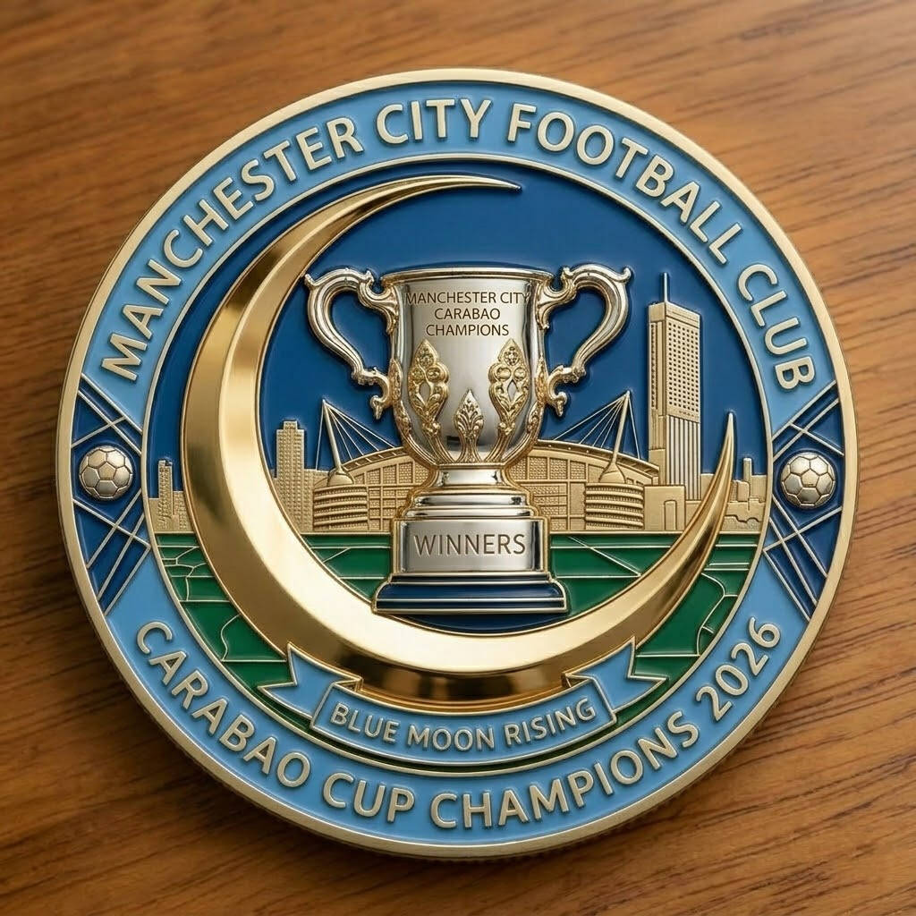 Manchester City Champions Coin
