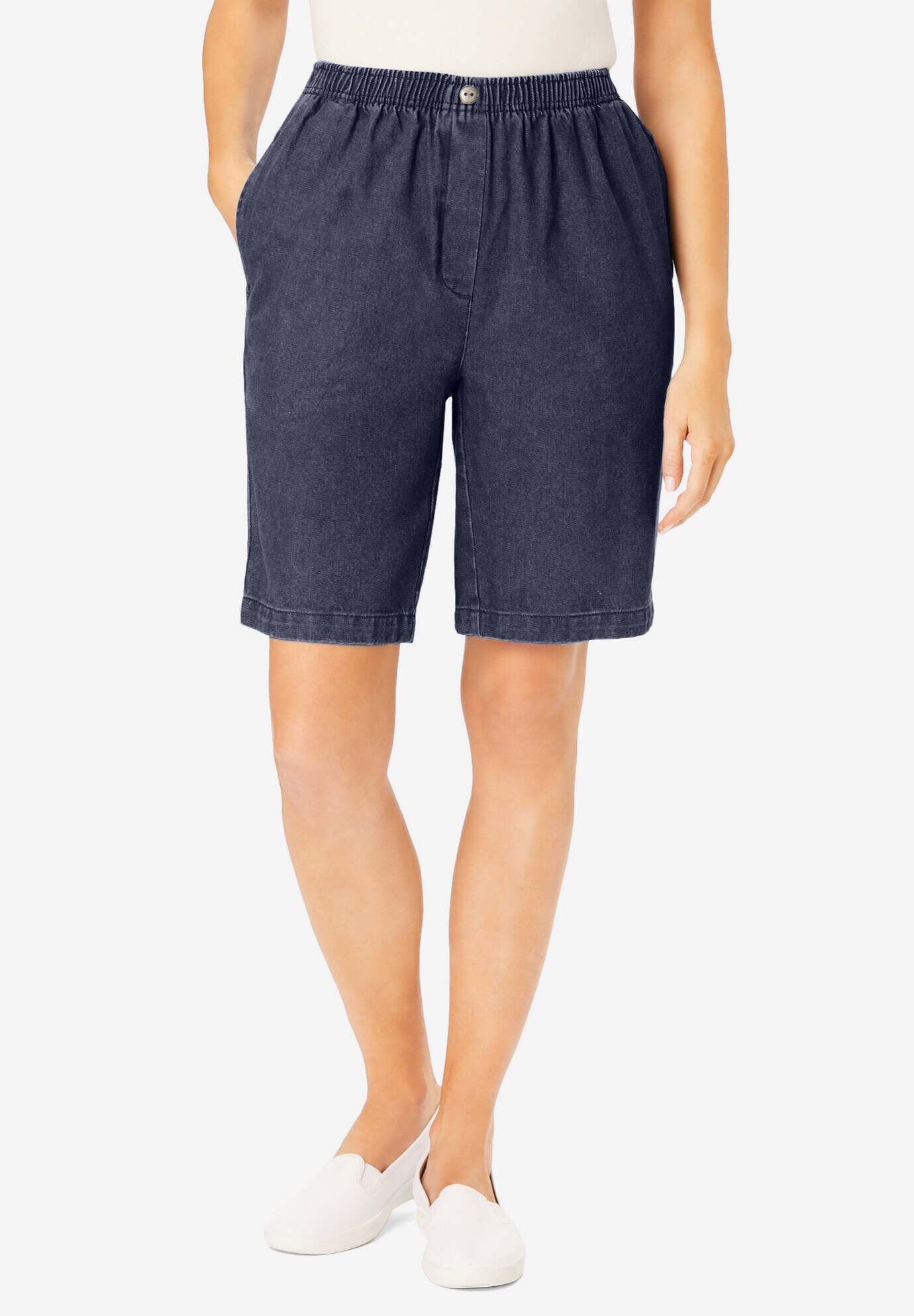 7-Day Elastic-Waist Cotton Short