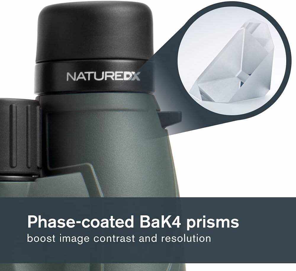Celestron – Nature DX 10x56 Binoculars – Outdoor and Birding Binocular – Fully Multi-coated with BaK-4 Prisms – Rubber Armored – Fog & Waterproof Binoculars – Top Pick Optics