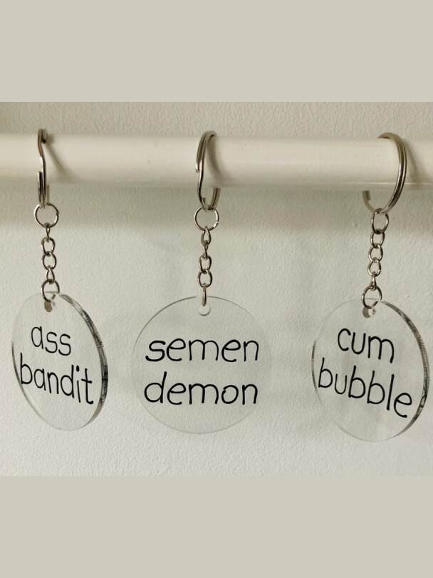 Swear Word Insults Keychain