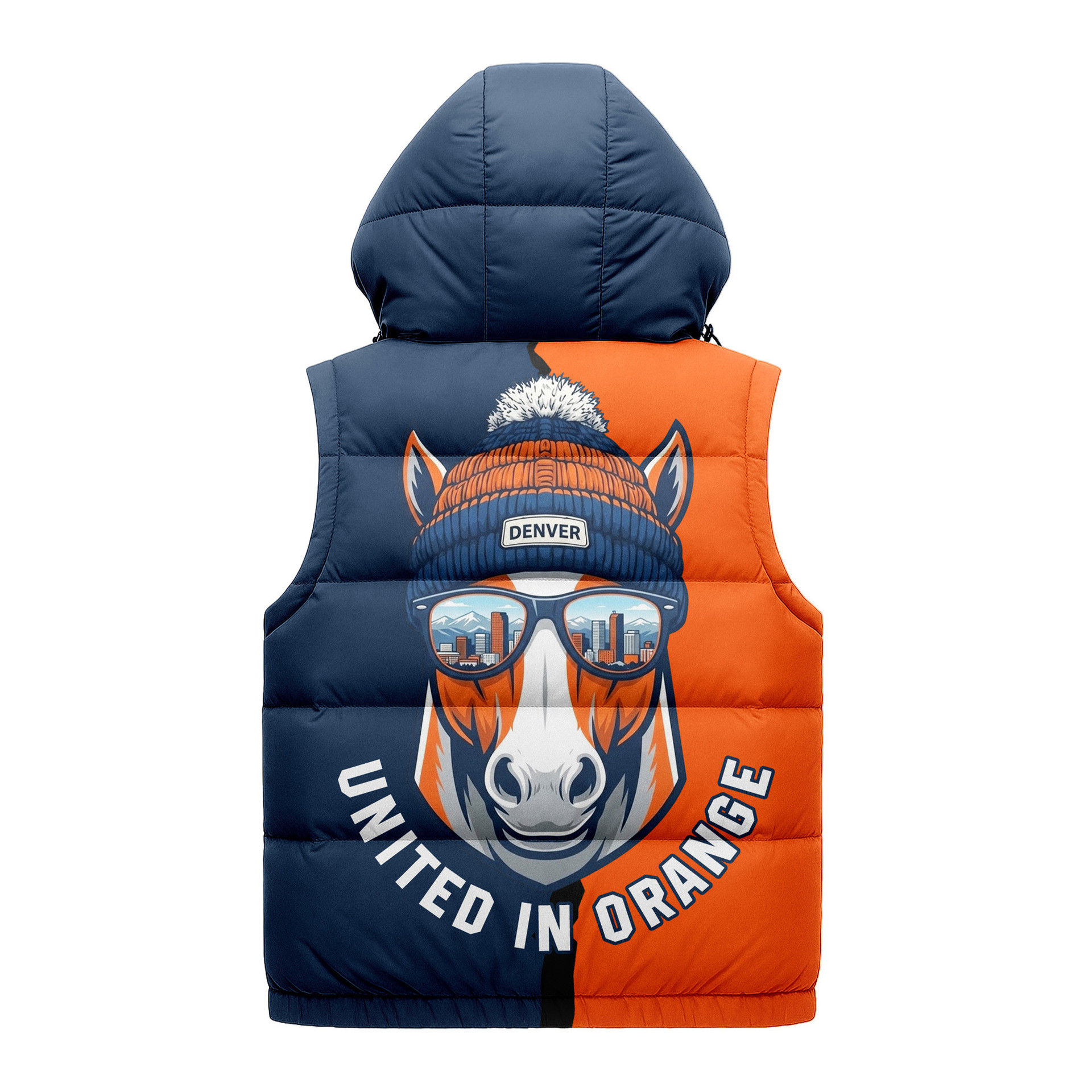 Denver Broncos | Premium NFL Mascot Puffer Vest NY