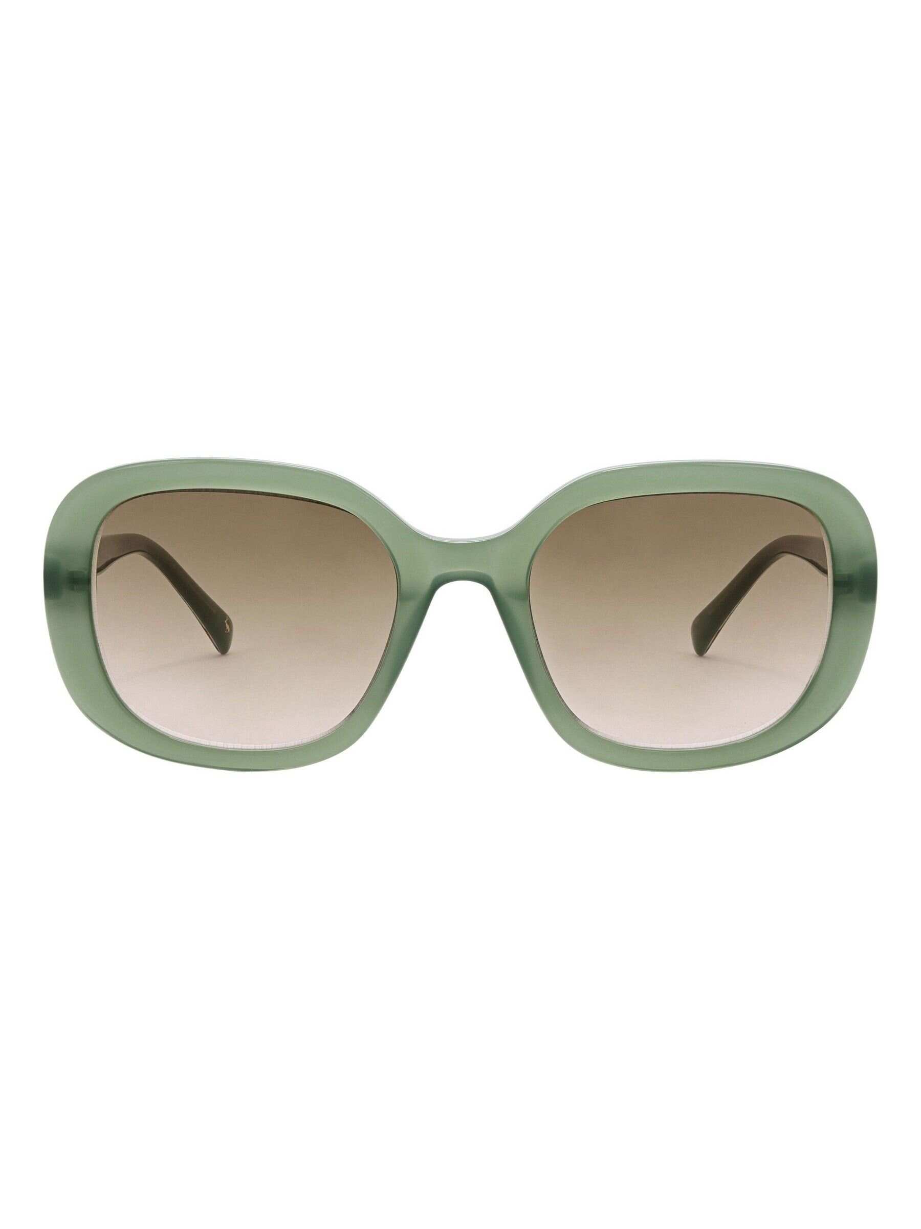 Green Oversized Rounded Square Sunglasses