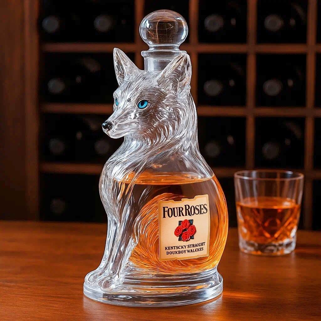 Fox Whisky Bottle