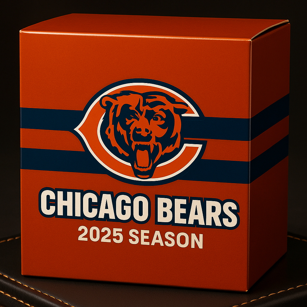 Chicago Bears 2025 Season Whiskey Glass