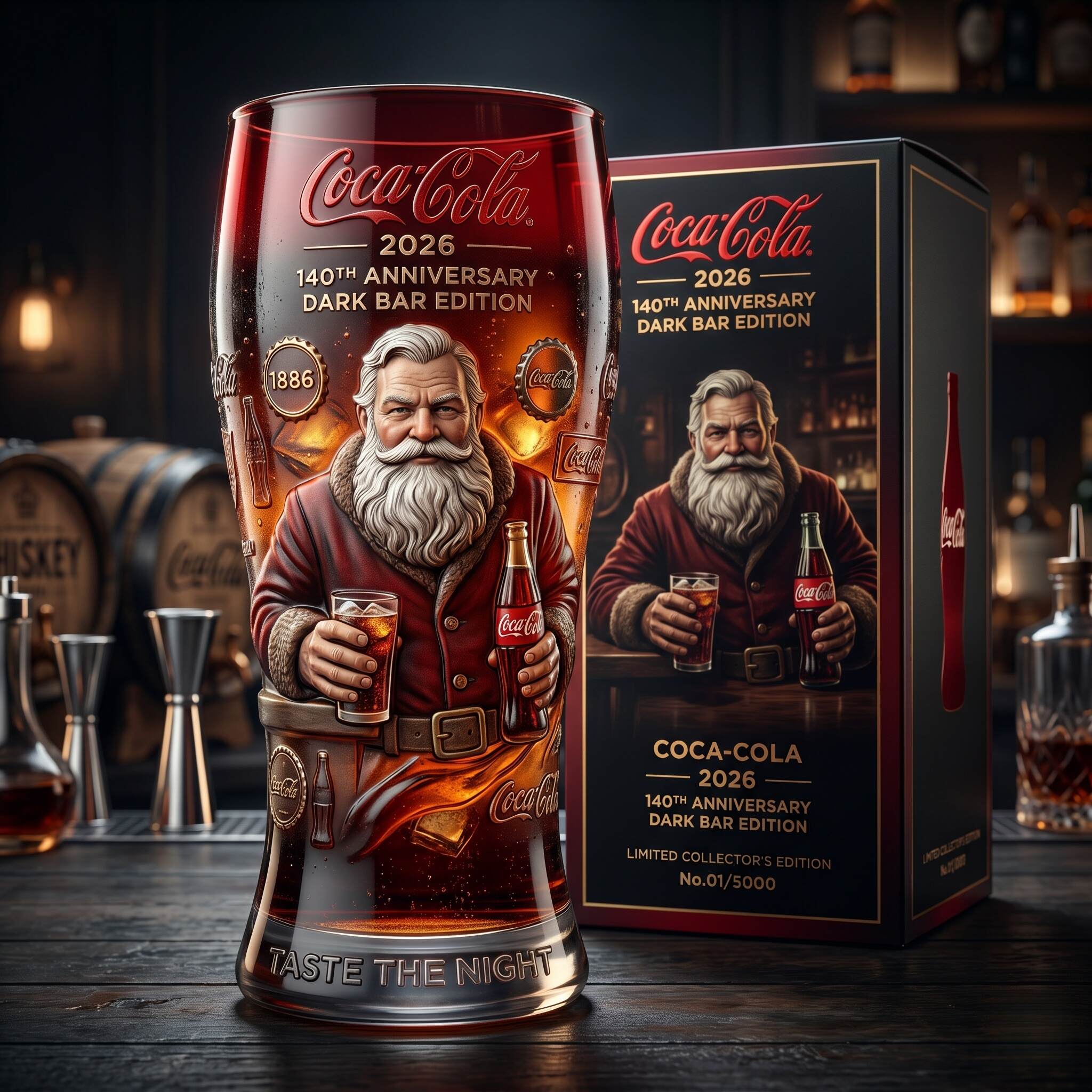Coca-Cola 140th Anniversary Collector’s Glass