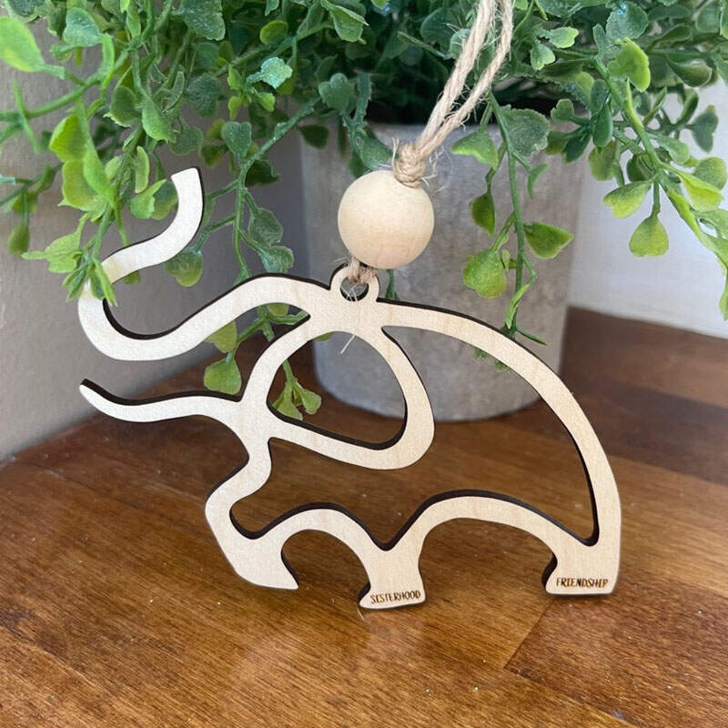 A story of love and loyalty Elephant ornament gift