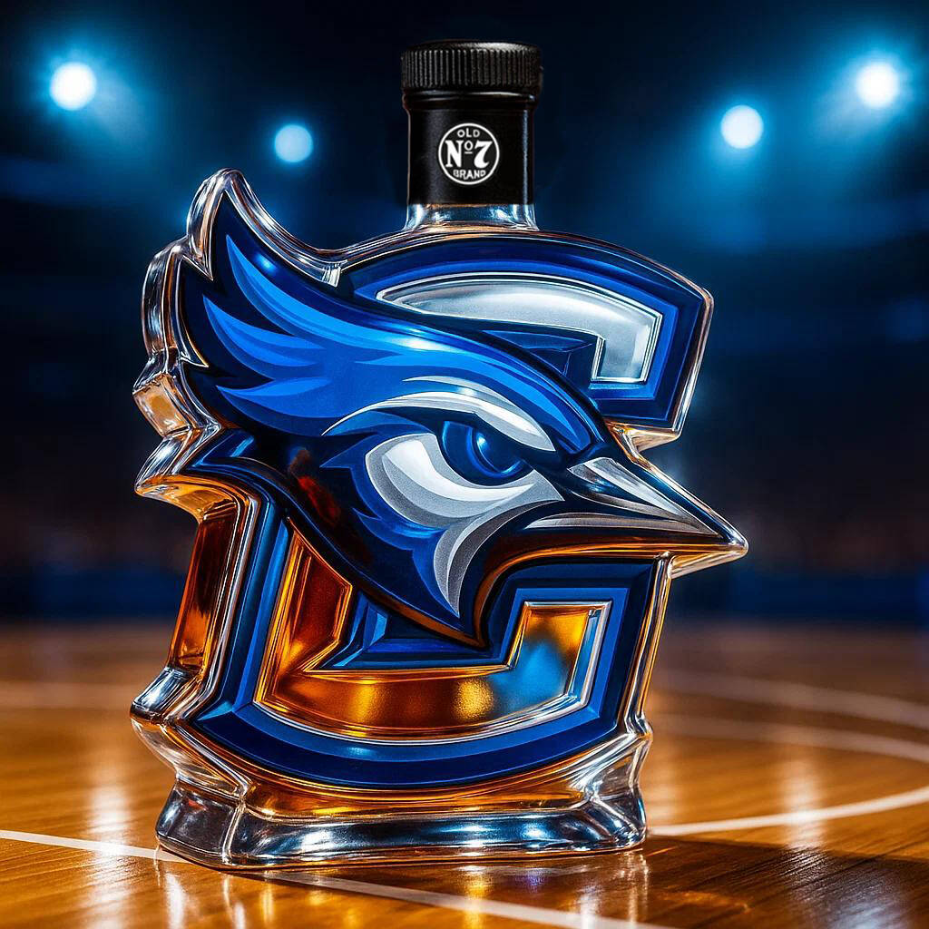 Creighton Bluejays Whiskey Bottle