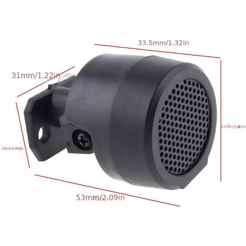 2pcs Car Tweeter Speakers Pre-wired Dome Audio System Super Loud Tweeter Speakers Auto Car Electronic Accessories