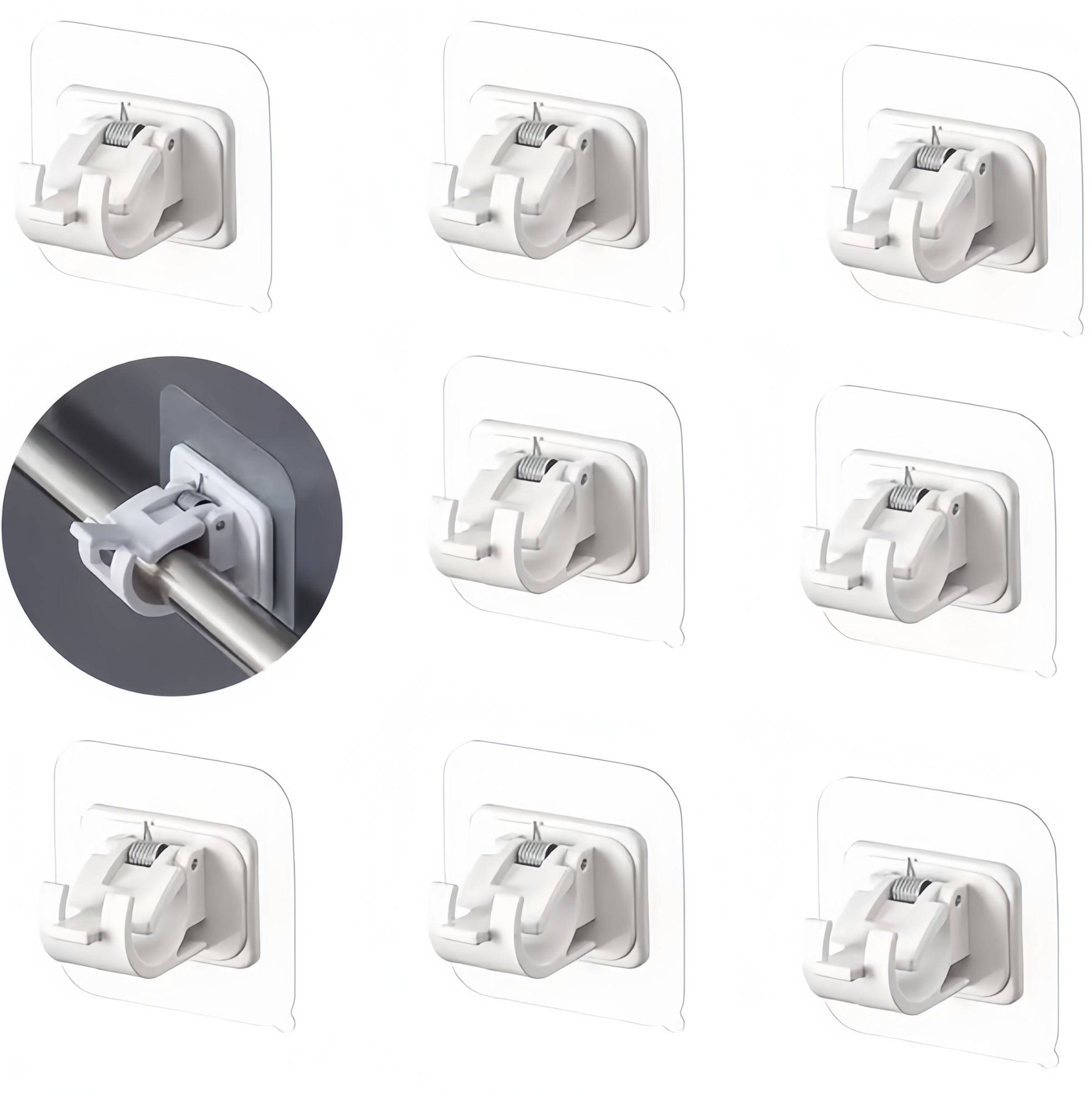 No-Drill Curtain Rod Brackets