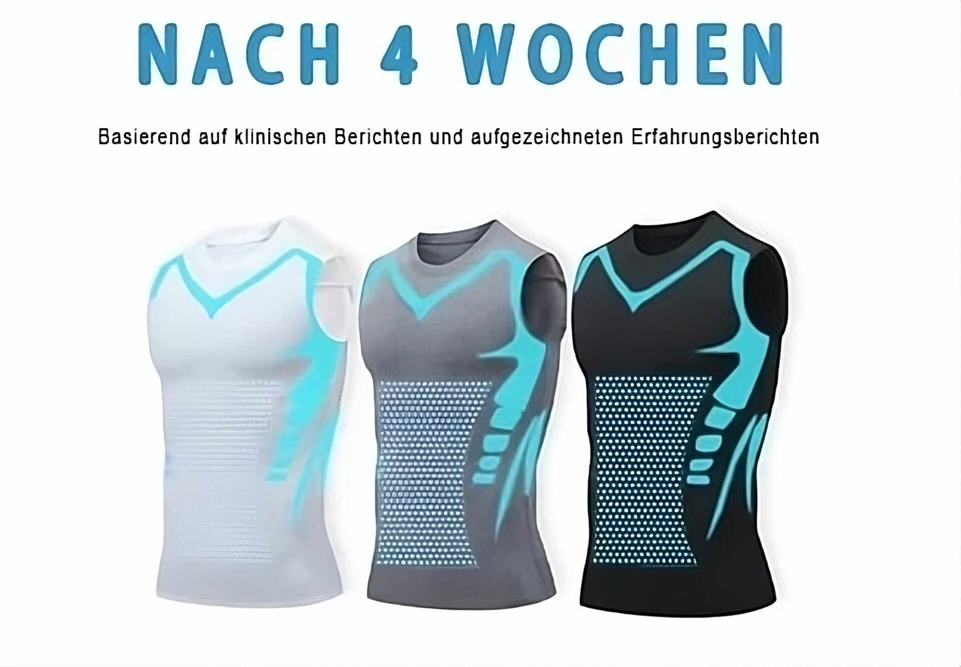 Quick-drying body shaping ionic ice undershirt