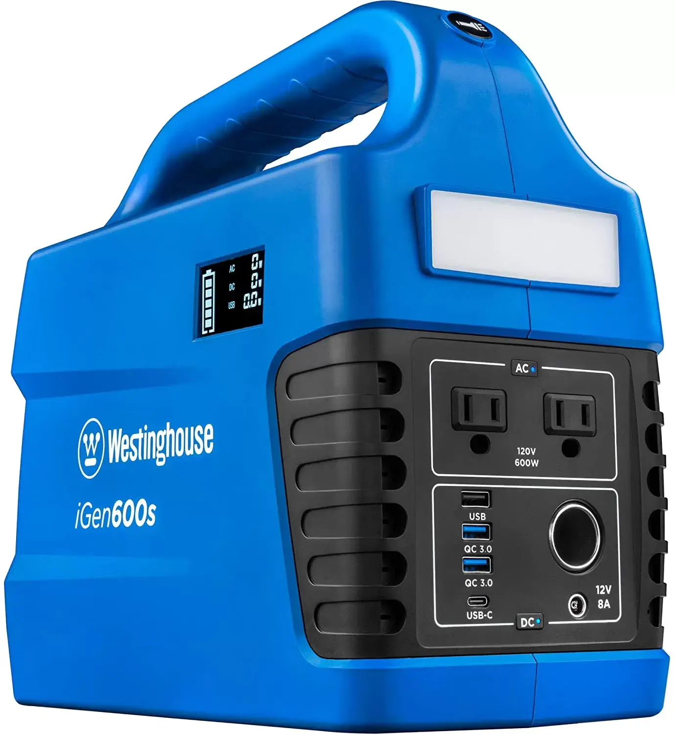 Westinghouse 155Wh 150 Peak Watt Portable Power Station and Solar Generator, Pure Sine Wave AC Outlet, Backup Lithium Battery for Camping, Home, Travel, Indoor/Outdoor Use (Solar Panel Not Included)