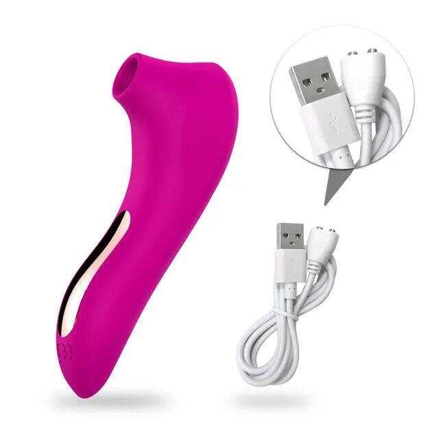 Vagina Sucking Vibrator: Oral Tongue Suction & Clitoris Stimulator