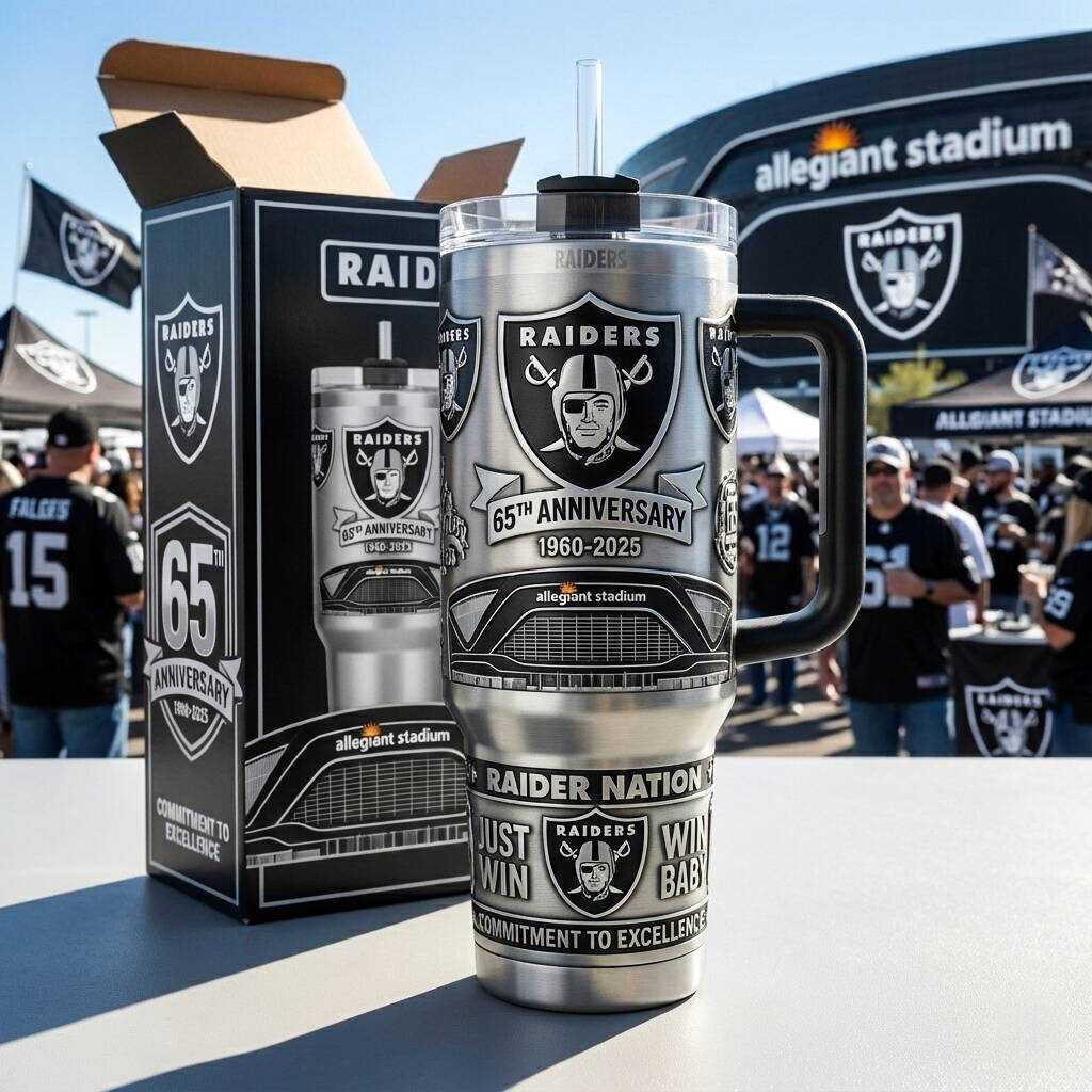 Las Vegas Raiders 65th Anniversary Limited Edition Tumbler